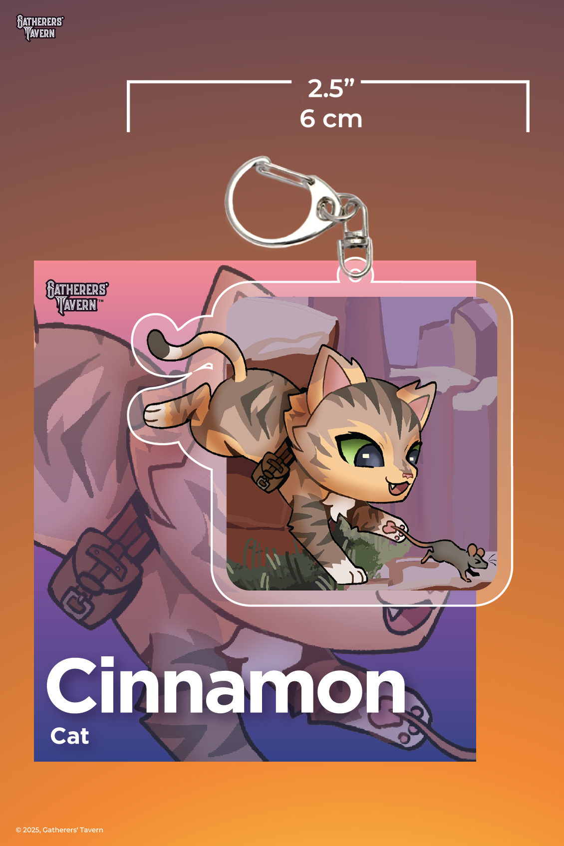 Cinnamon Keychains