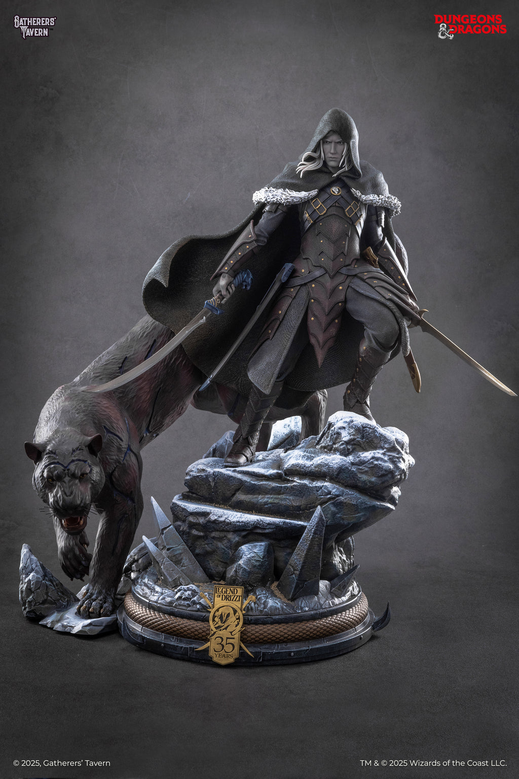 Drizzt Do'Urden 1:4 Scale Statue (35th Anniversary edition)
