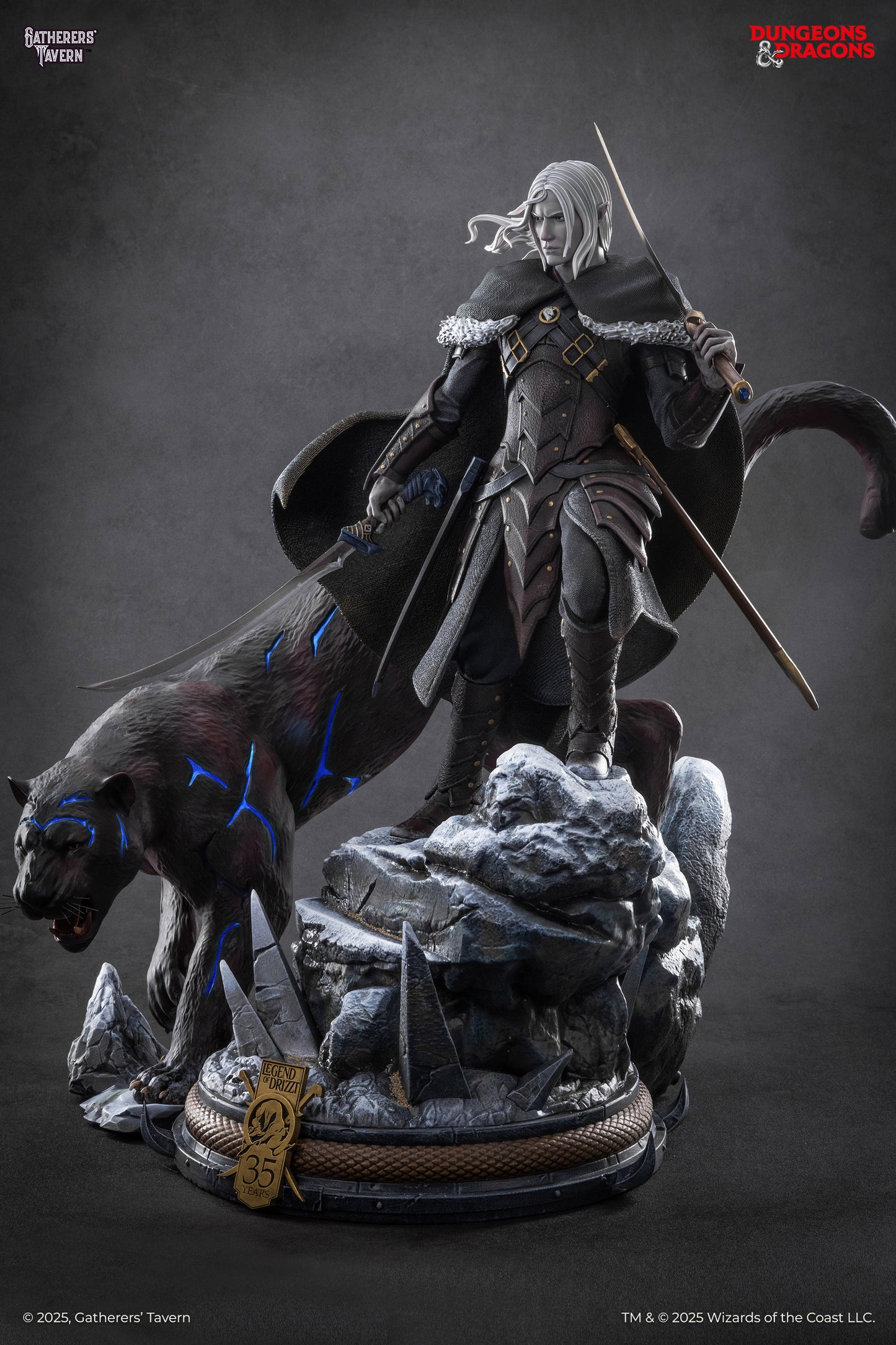 Drizzt Do'Urden 1:4 Scale Statue (35th Anniversary edition)