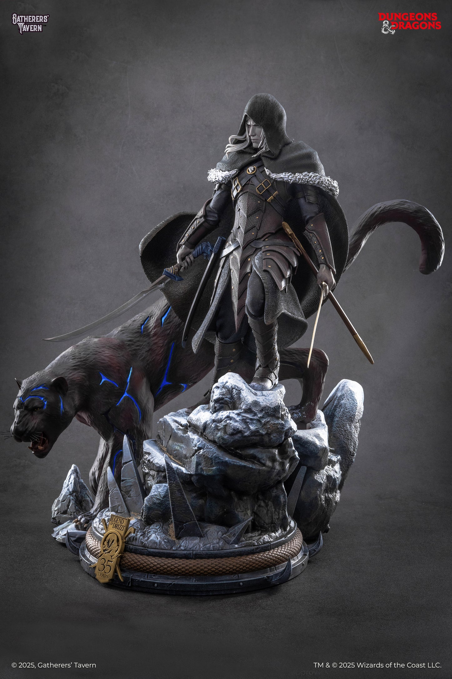 Drizzt Do'Urden 1:4 Scale Statue (35th Anniversary edition)