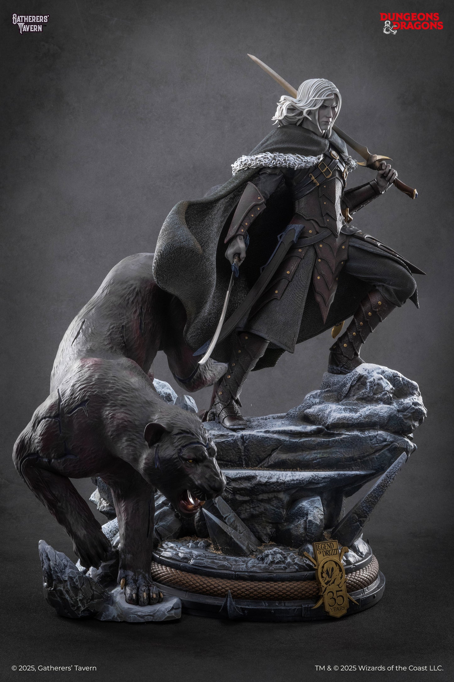 Drizzt Do'Urden 1:4 Scale Statue (35th Anniversary edition)