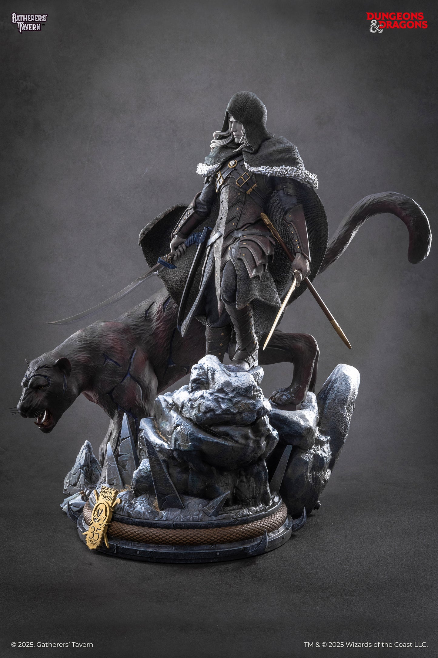 Drizzt Do'Urden 1:4 Scale Statue (35th Anniversary edition)