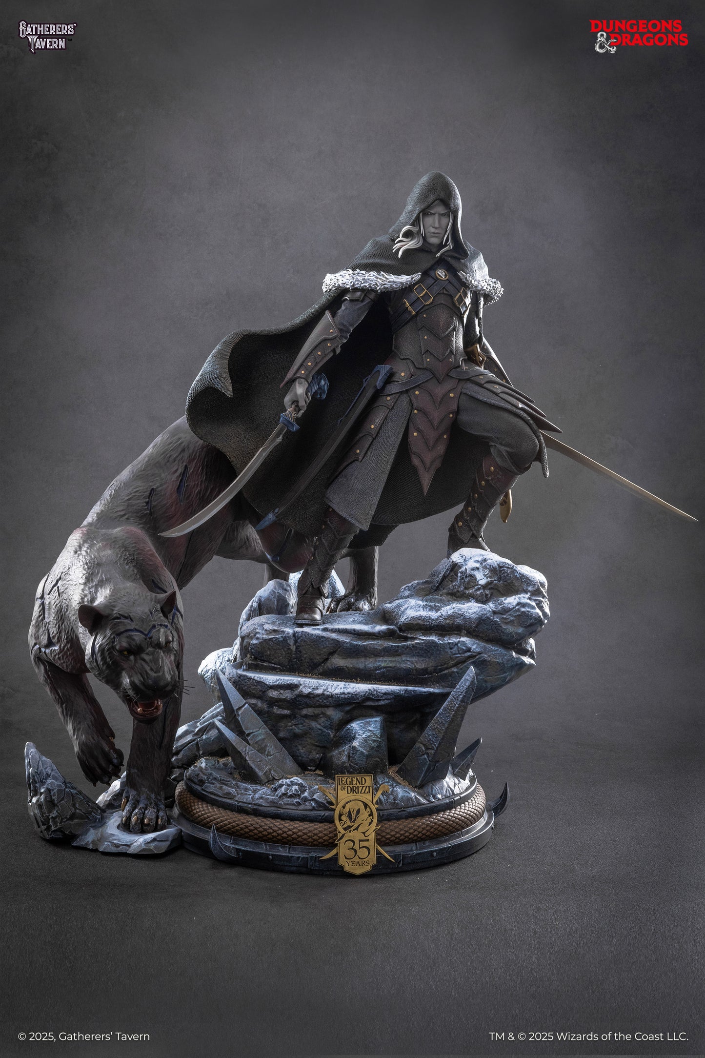 Drizzt Do'Urden 1:4 Scale Statue (35th Anniversary edition)