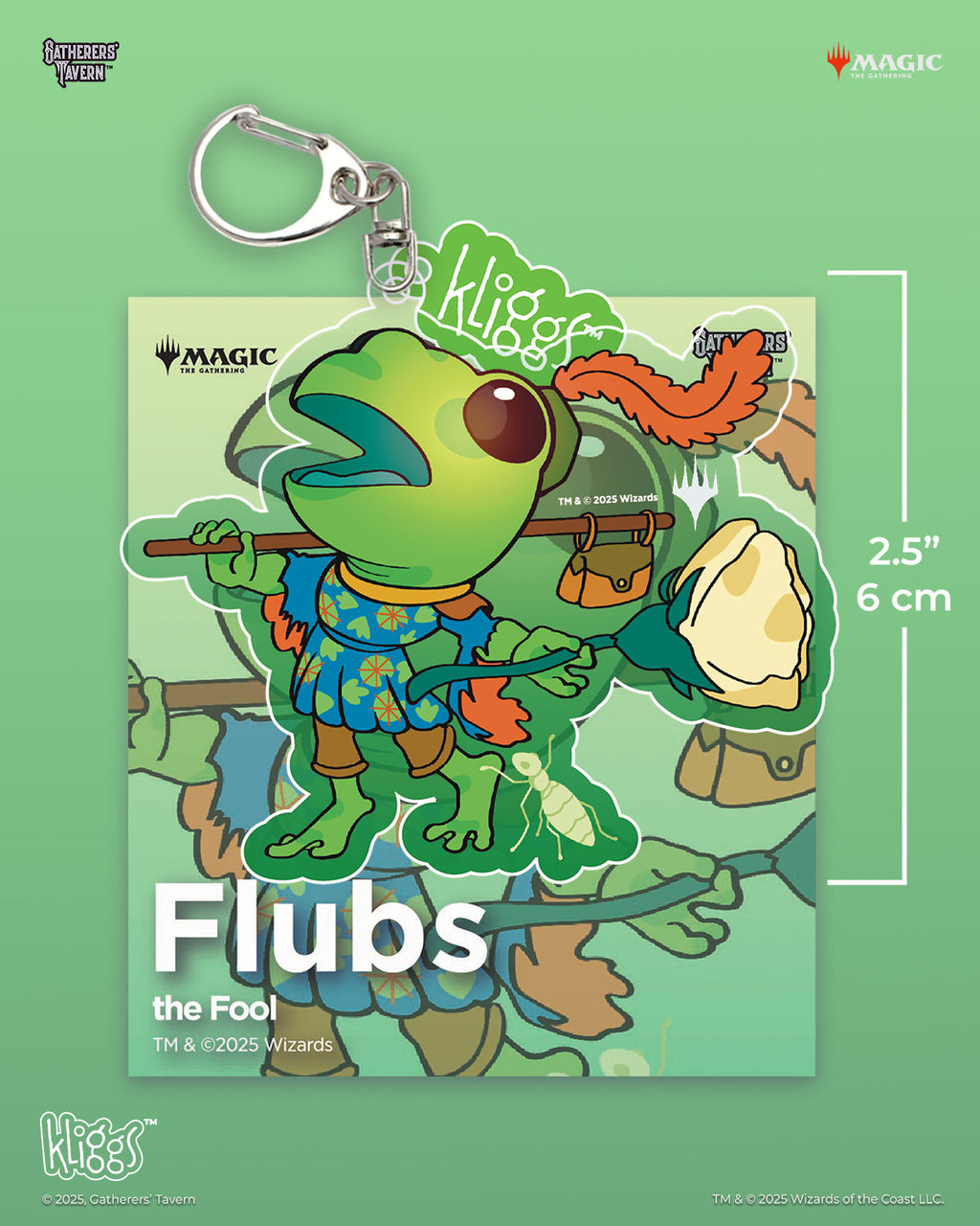 Flubs the Fool Keychain