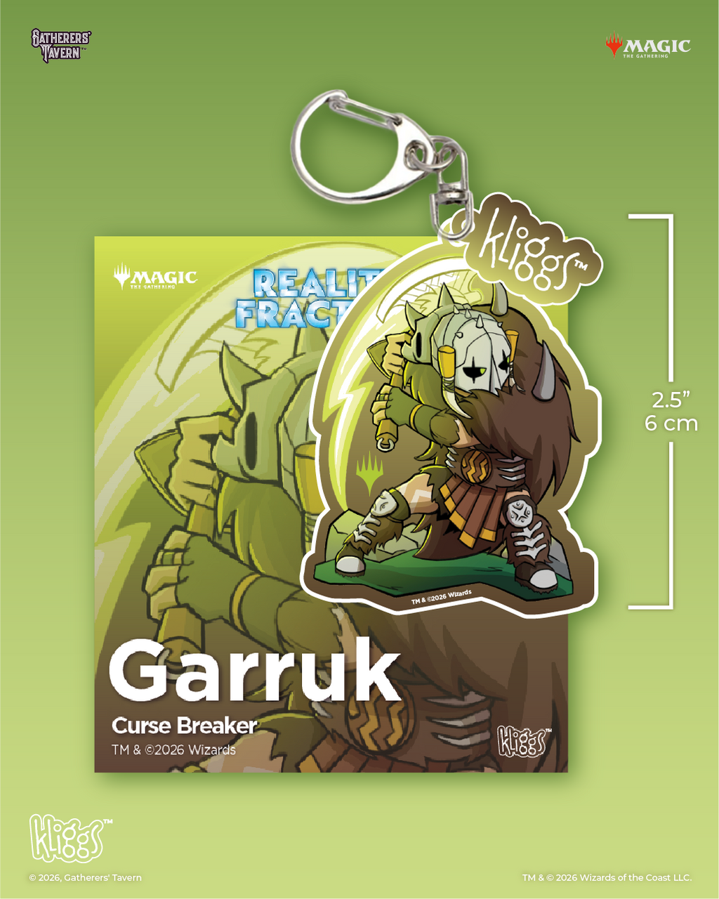 Garruk, Curse Breaker Reality Fracture Kliggs Keychain