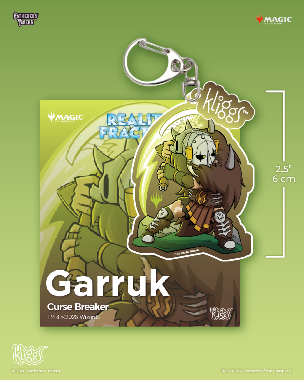Garruk, Curse Breaker Reality Fracture Kliggs Keychain