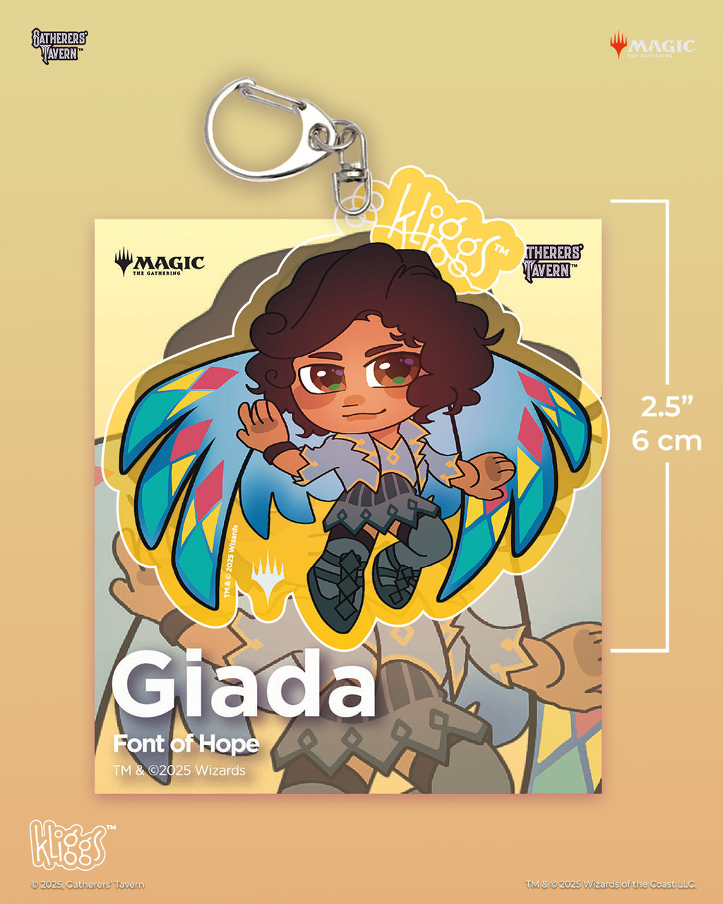Giada Font of Hope Keychain