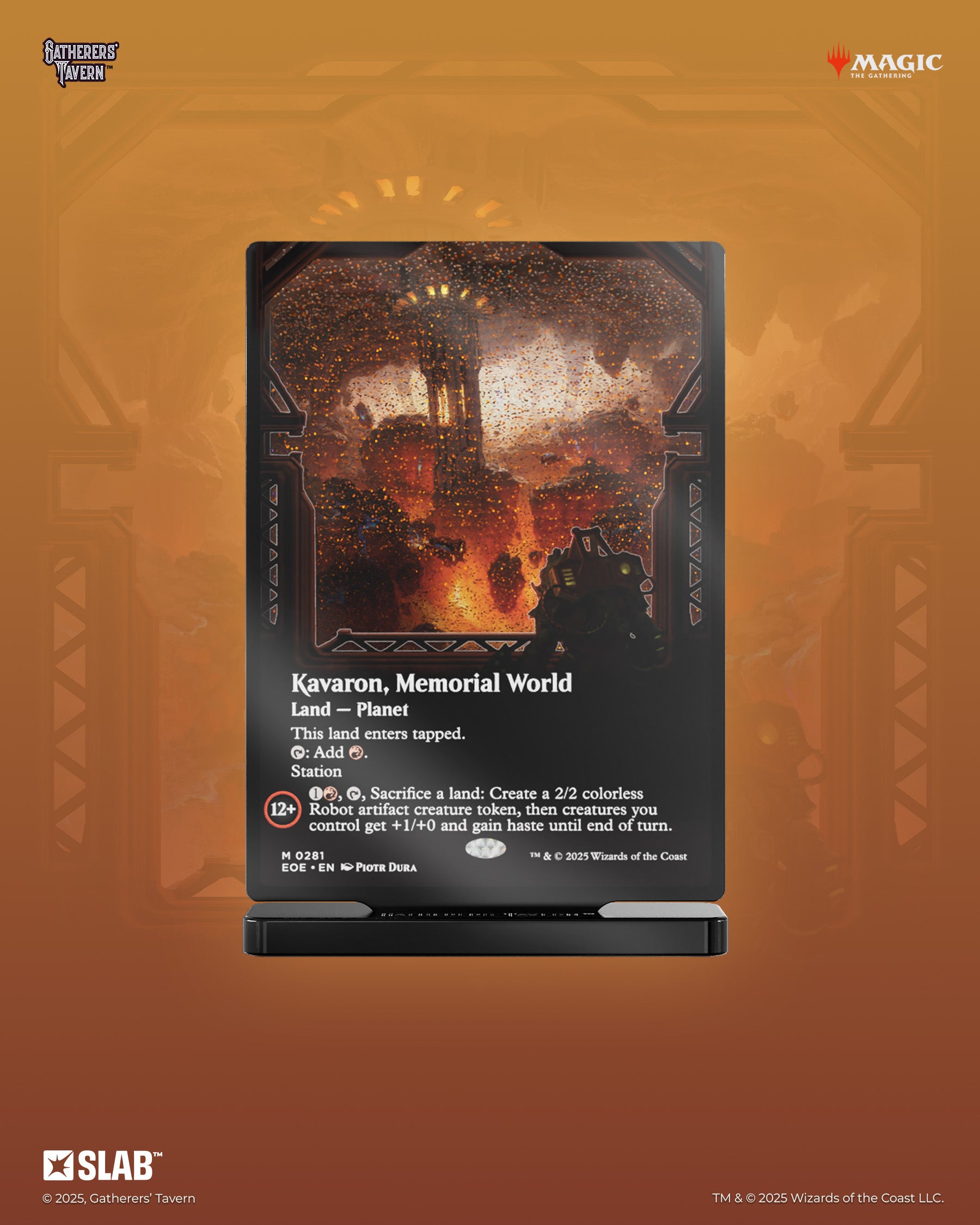 Standee 息詰まる徴税 MTG World Kavaron Memorial Standee Slab