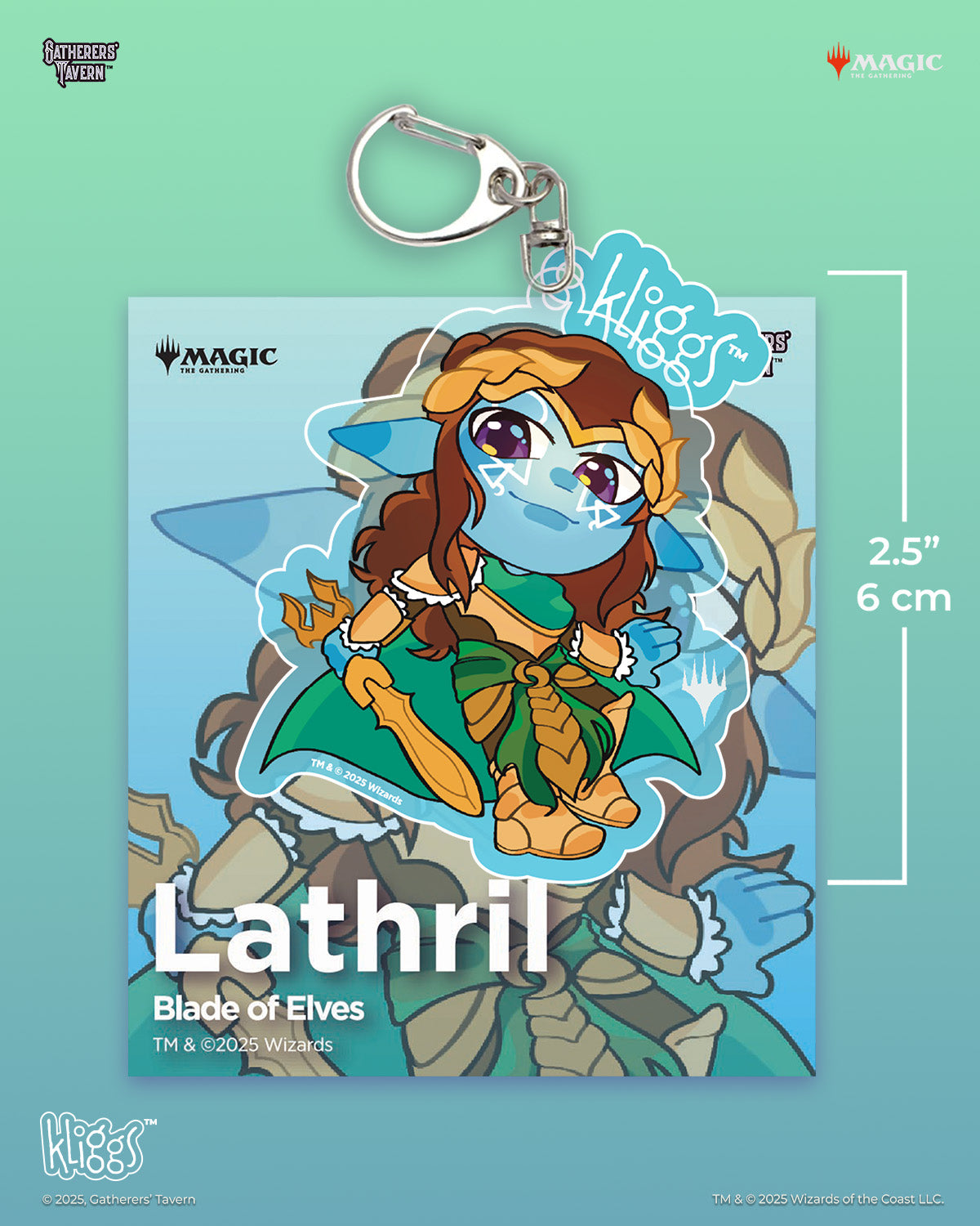 クシプレート チャーム Lathril Blade of the Elves Kliggs Keychain – Gatherers' Tavern