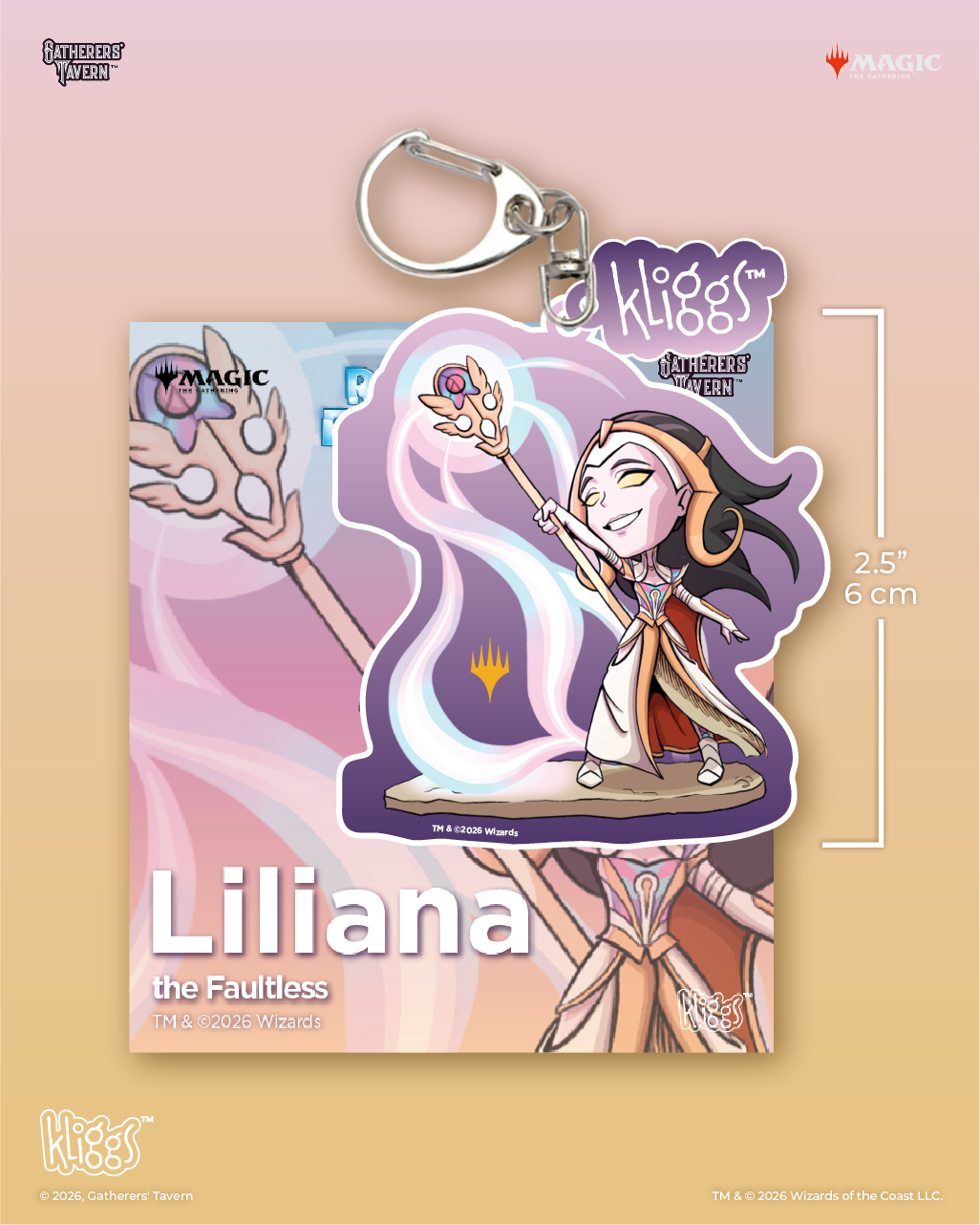 Liliana, the Fauntless Reality Fracture Kliggs Keychain