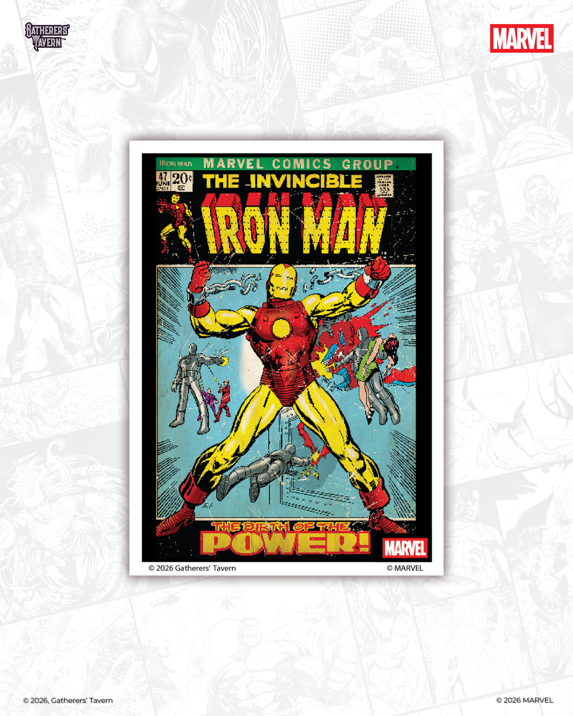 Iron Man DOMARU Art Card Sleeves