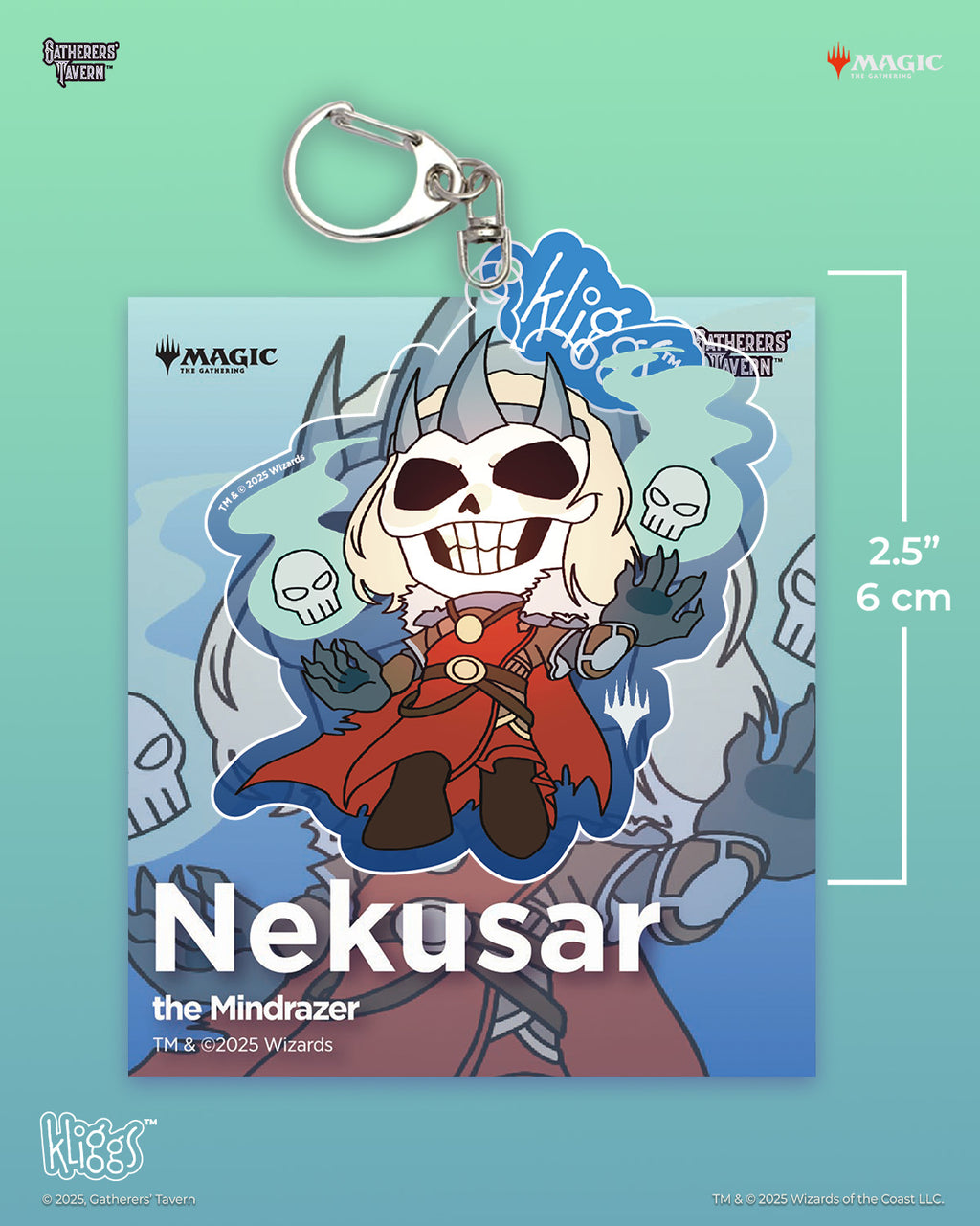 Nekusar the Mindrazer Keychain