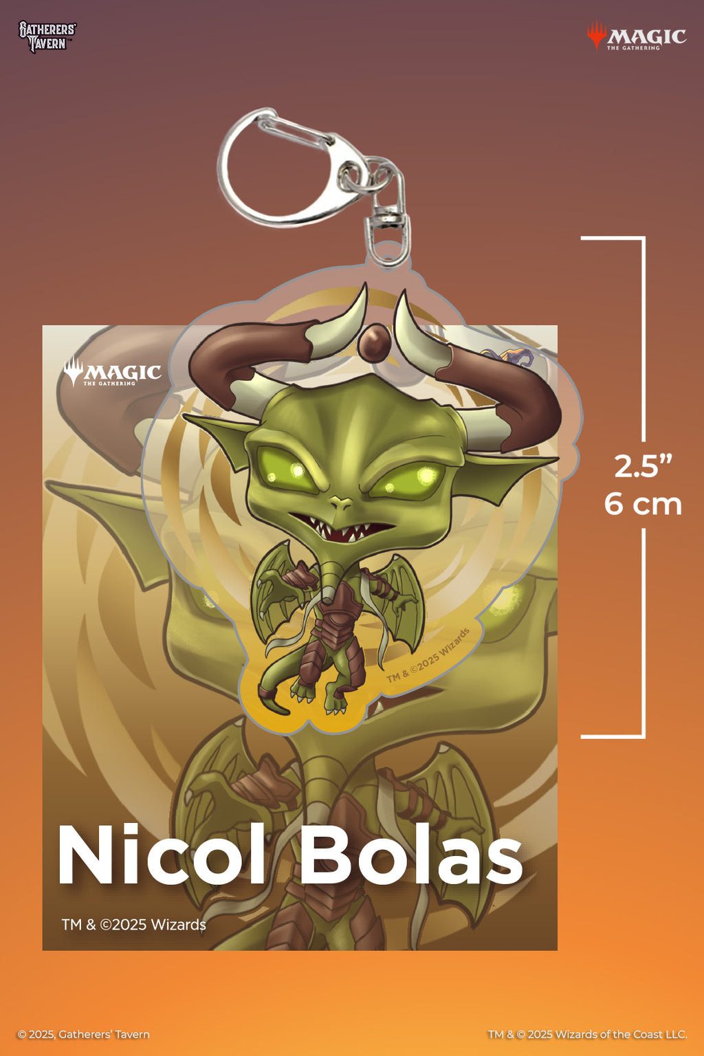 Nicol Bolas Keychain