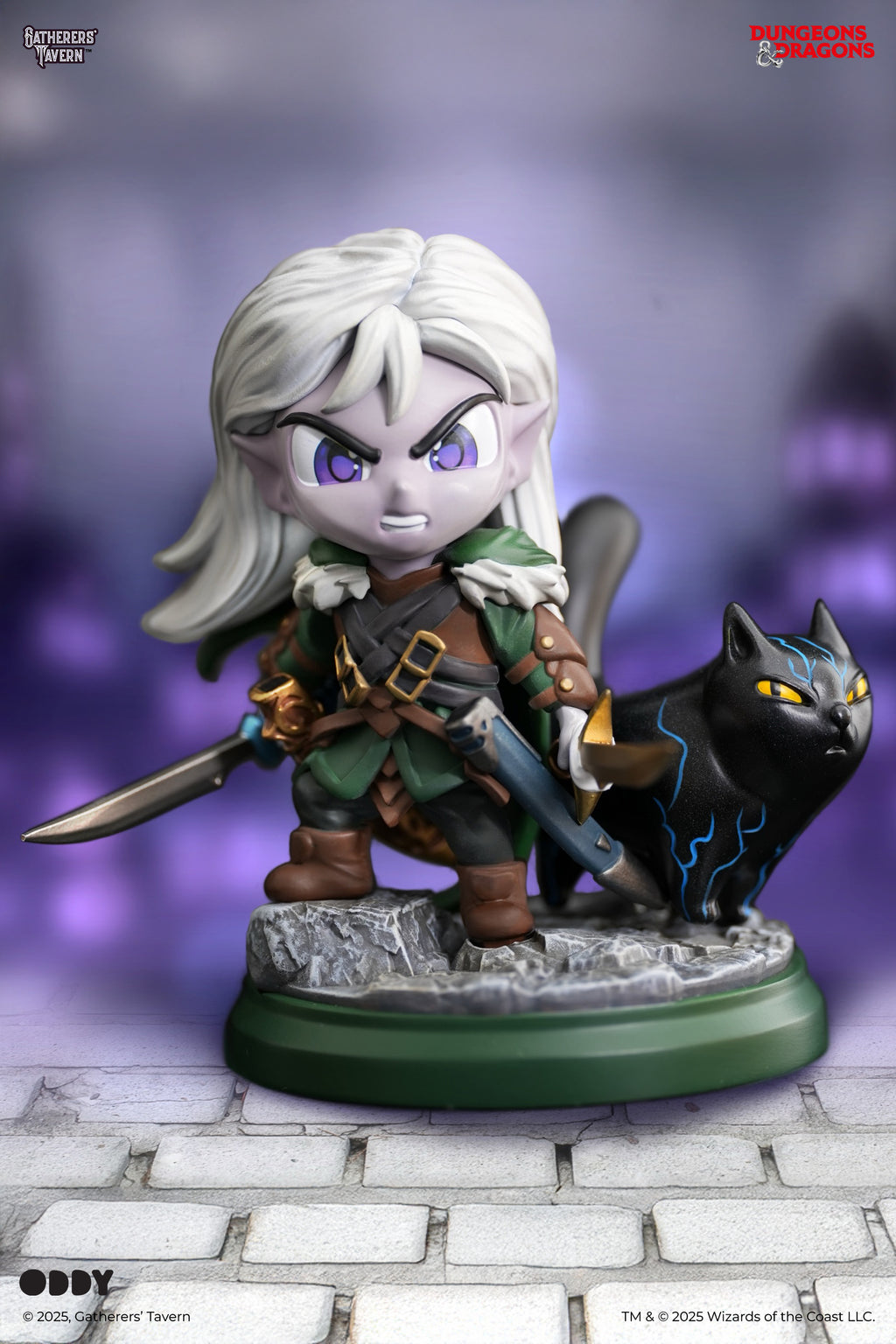 Drizzt Do'urden (with Guenhwyvar) ODDY Figure