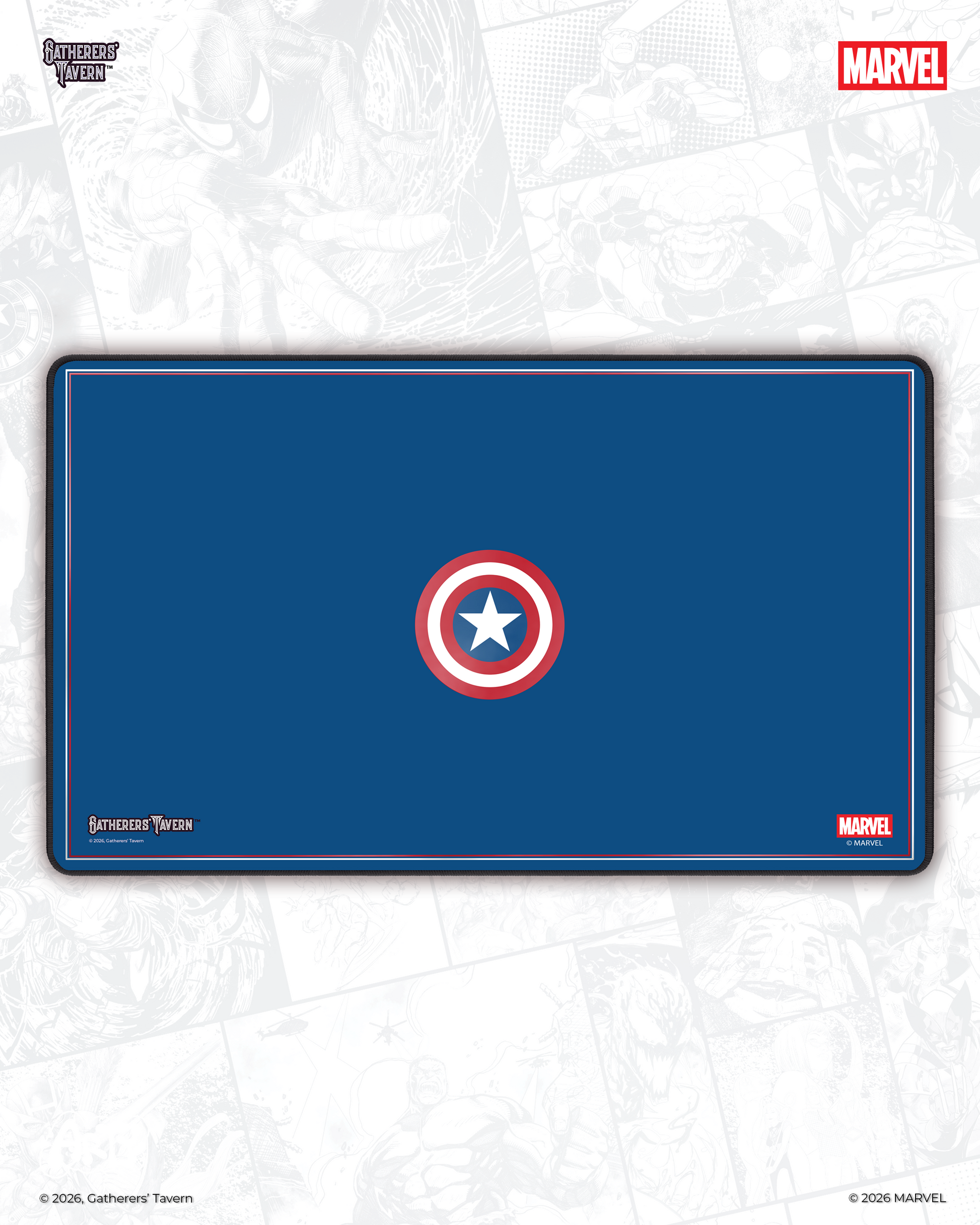 Captain America DOMARU Playmat
