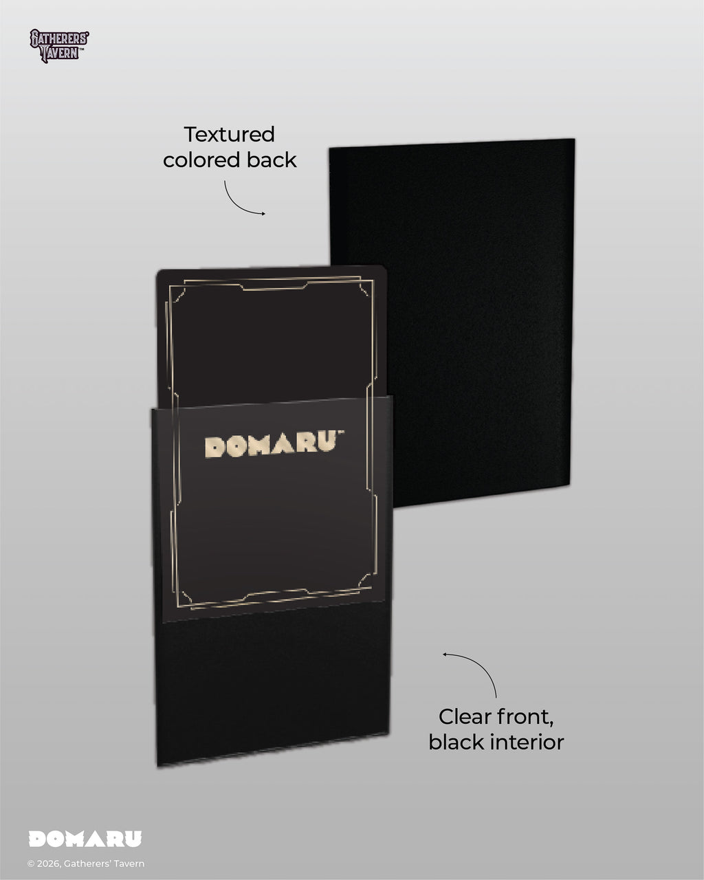 EU Event Gothic Black - DOMARU Regular Fit Sleeves