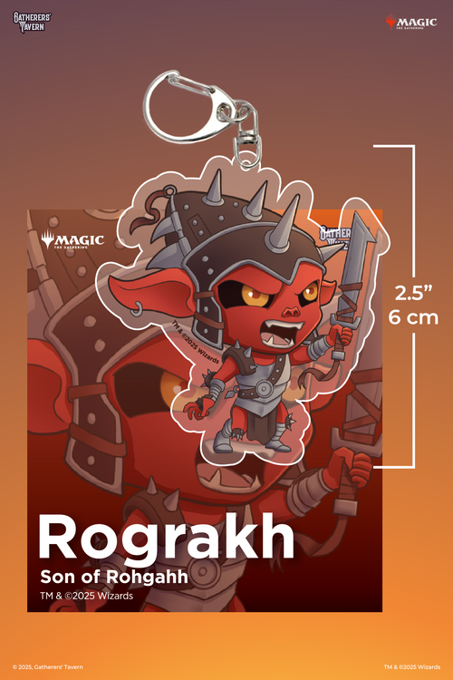 Rograkh Son of Rohgahh Kliggs Keychain – Gatherers' Tavern