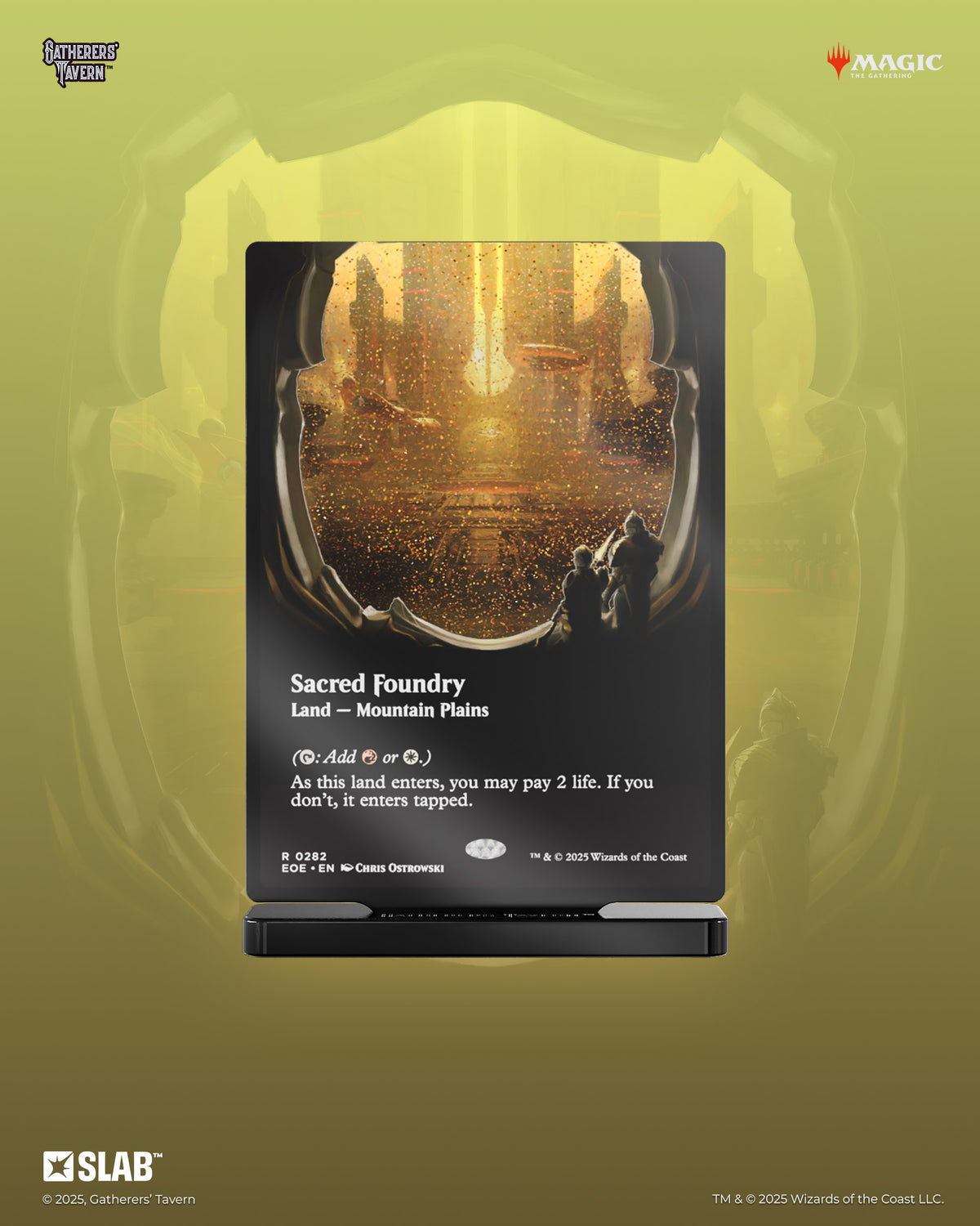 Sacred Foundry Slab Standee – Gatherers' Tavern