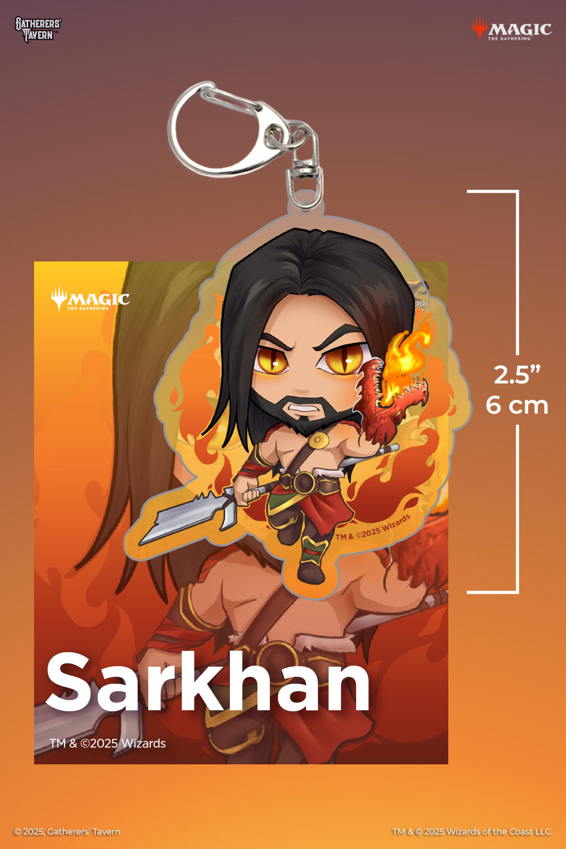 Planeswalkers Keychains