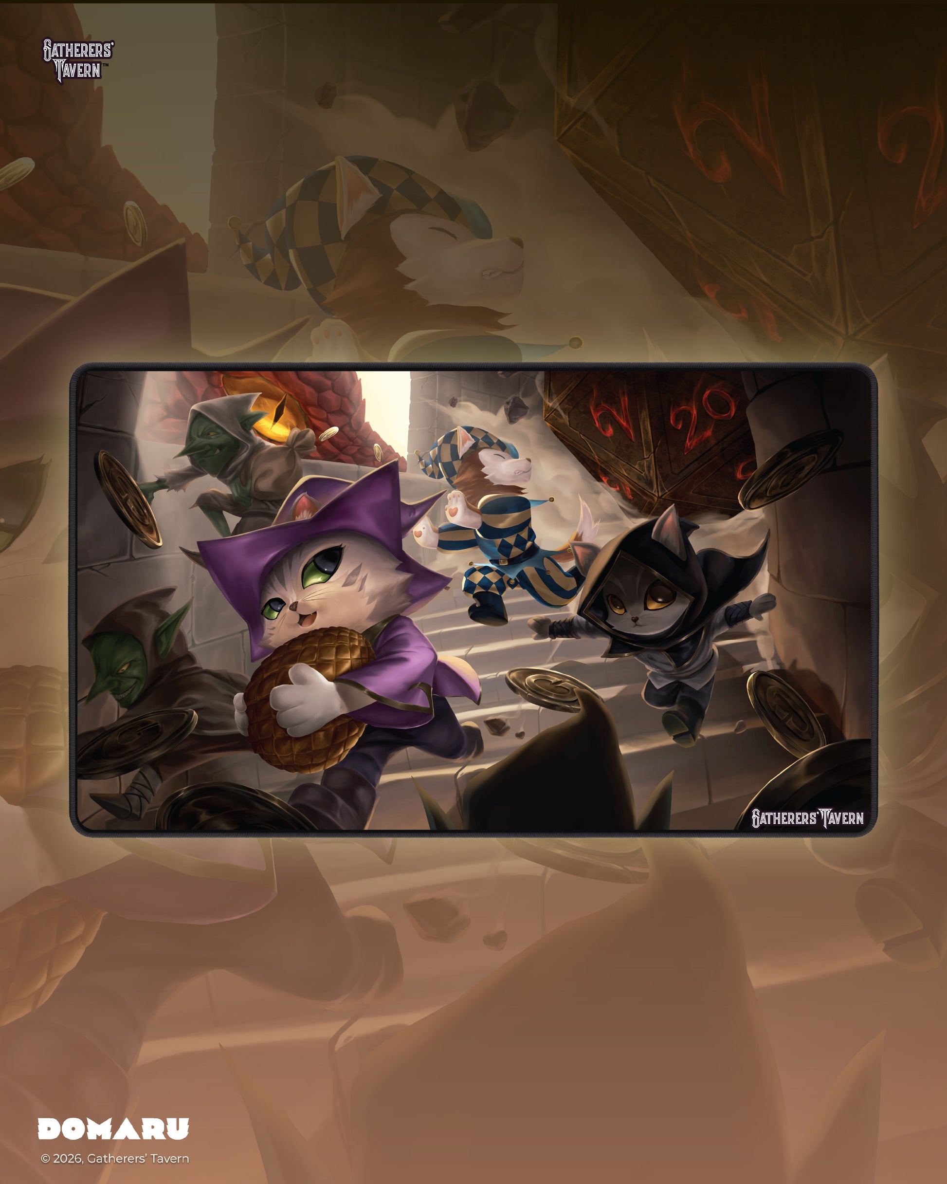 The Die is Cast DOMARU Playmat