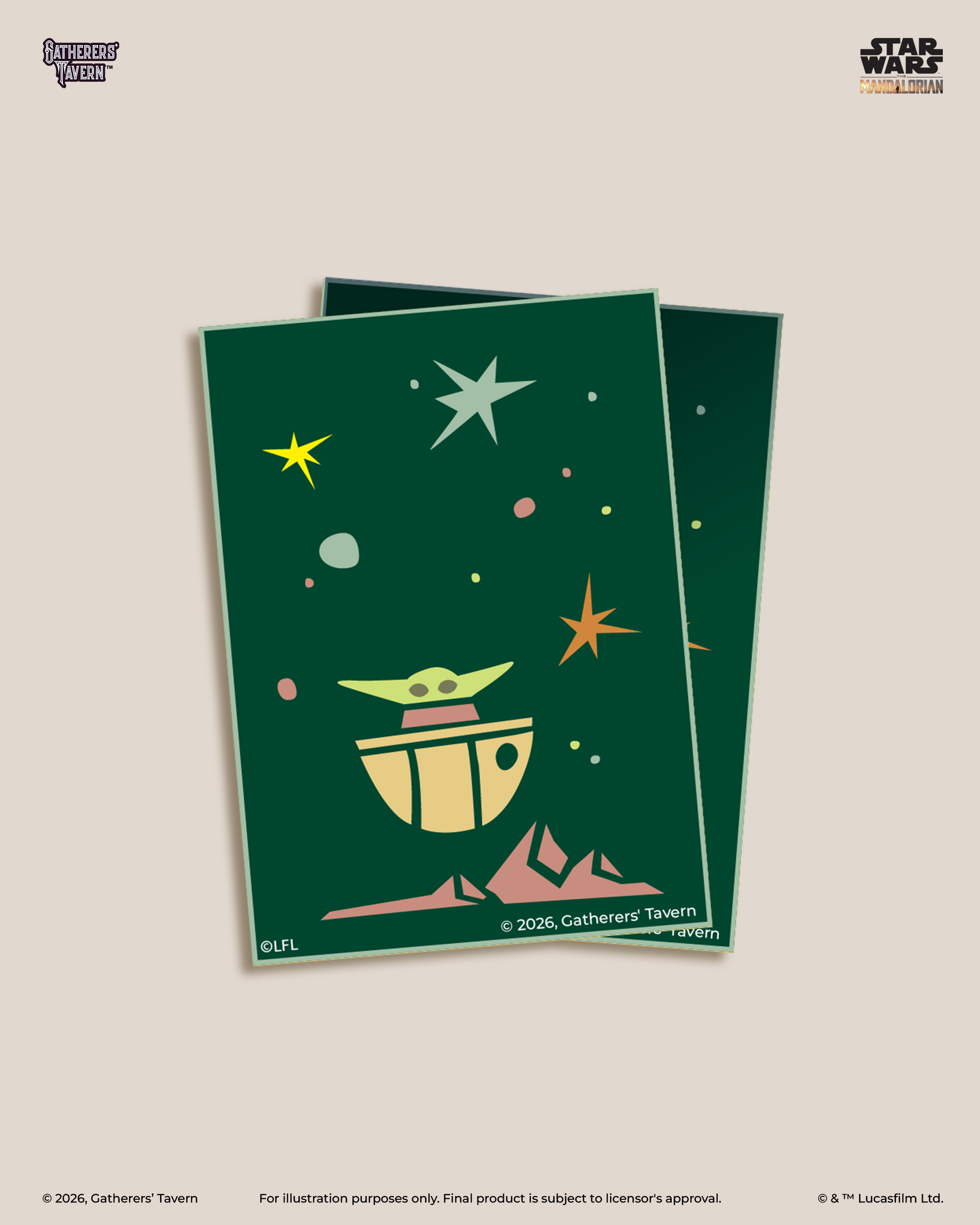 mandalorian card sleeves Amazon.com: Star Wars Unlimited Green Art Sleeves main image 1
