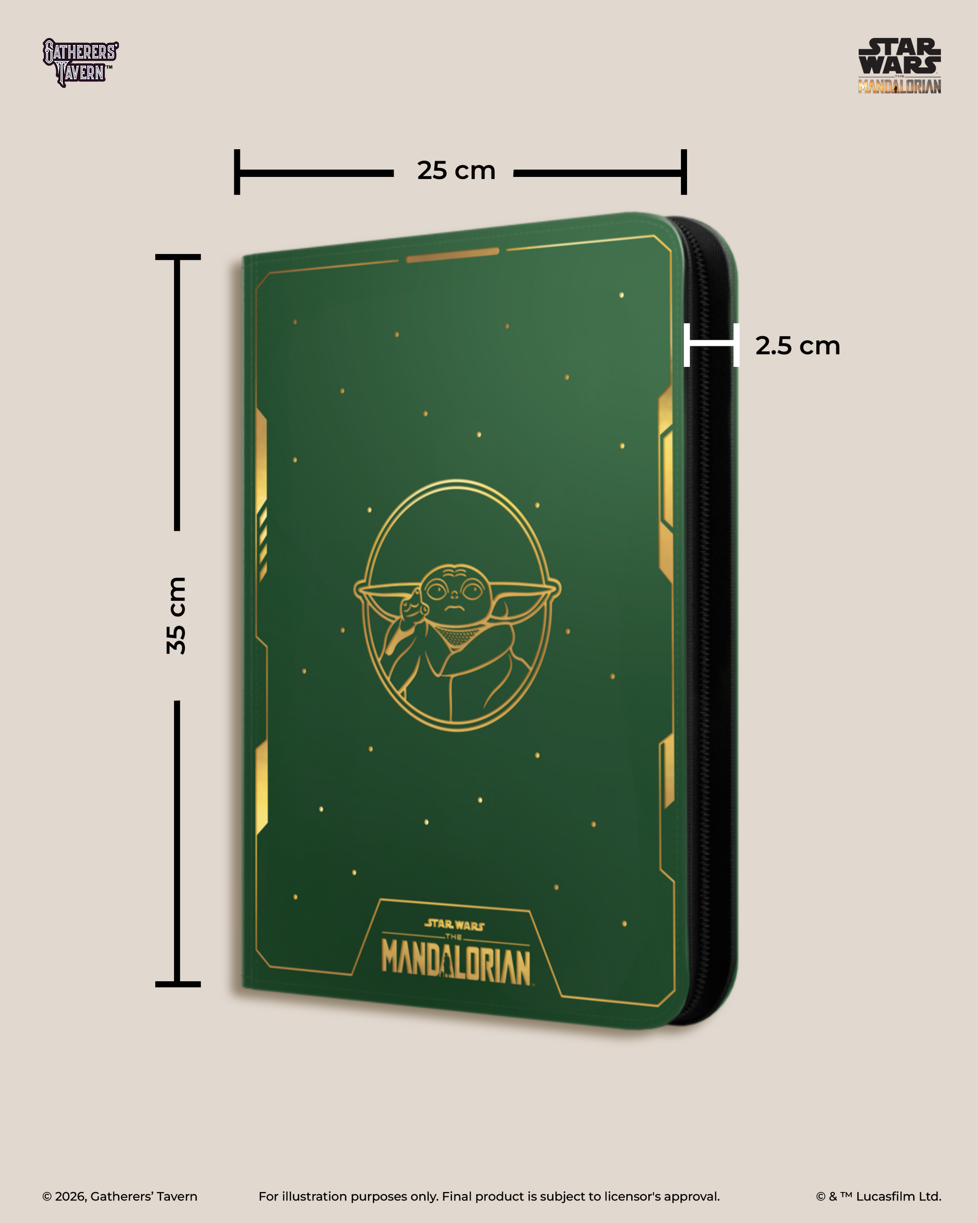 9-pocket Grogu DOMARU Binder