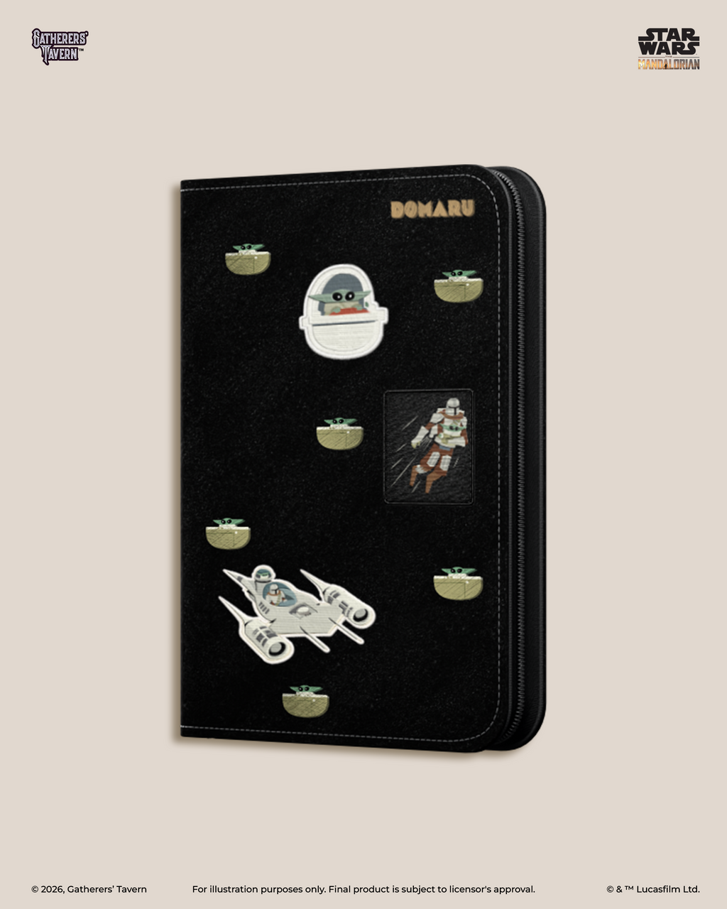 9-pocket Mandalorian DOMARU Deco Patch Binder