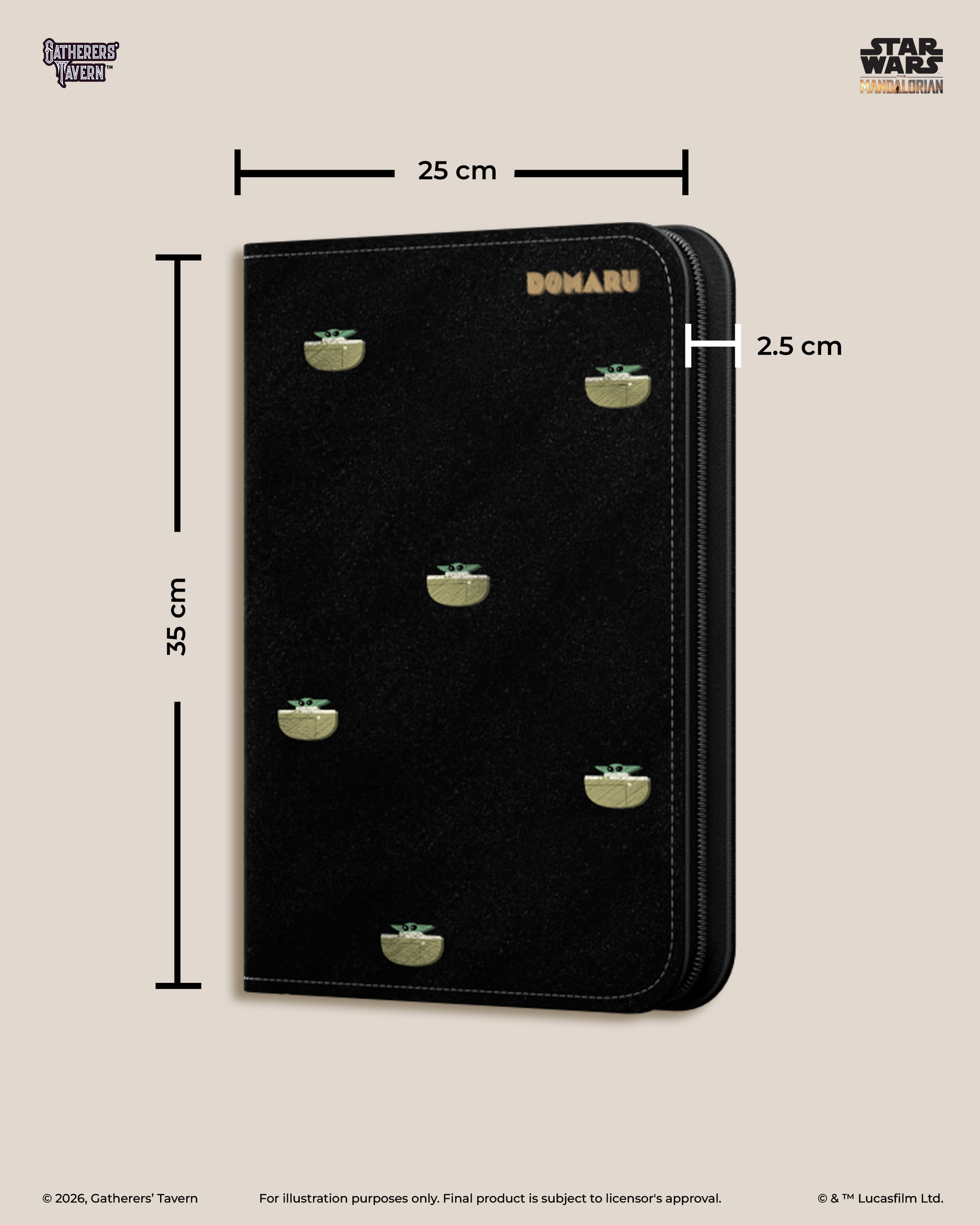 9-pocket Mandalorian DOMARU Deco Patch Binder