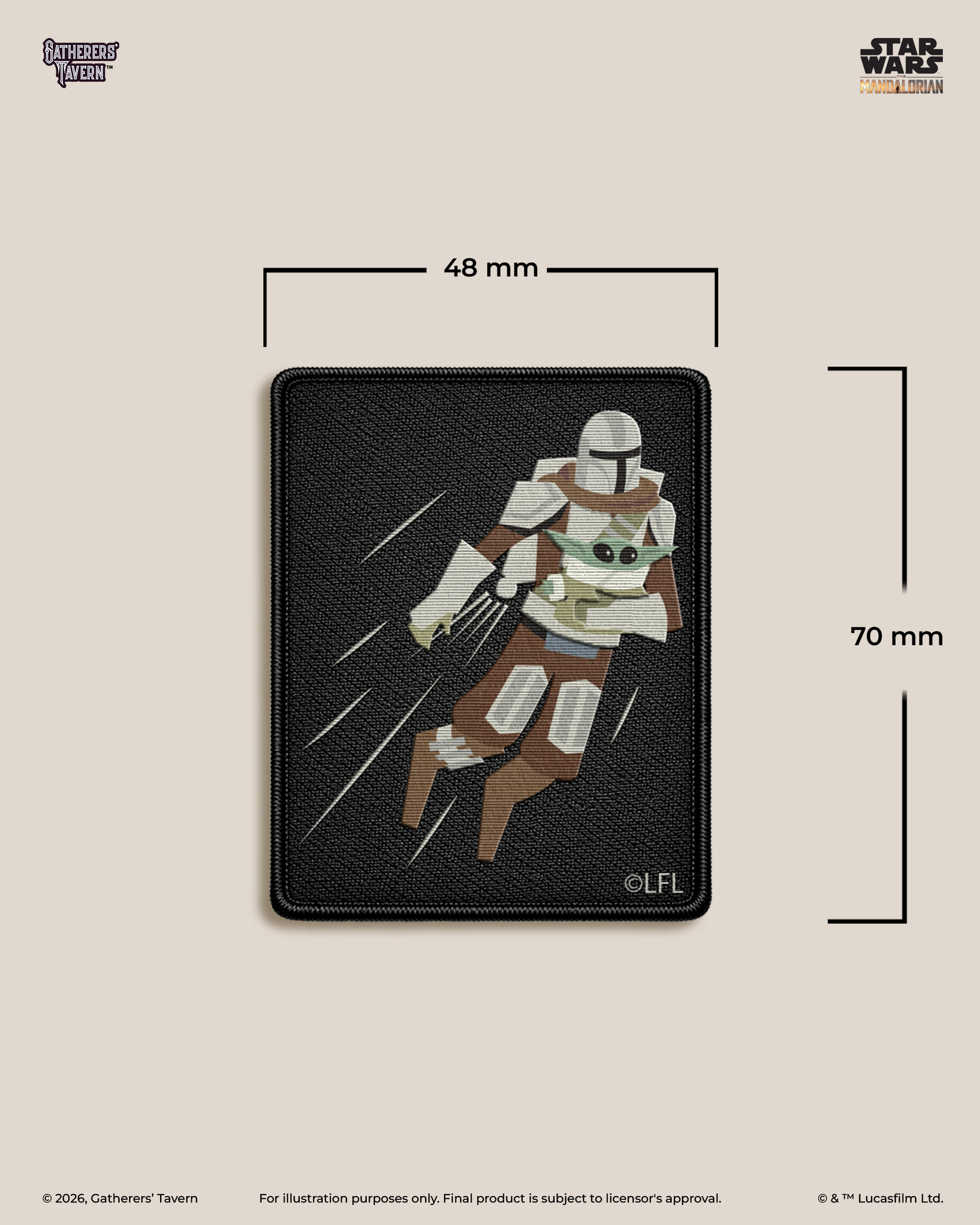 9-pocket Mandalorian DOMARU Deco Patch Binder