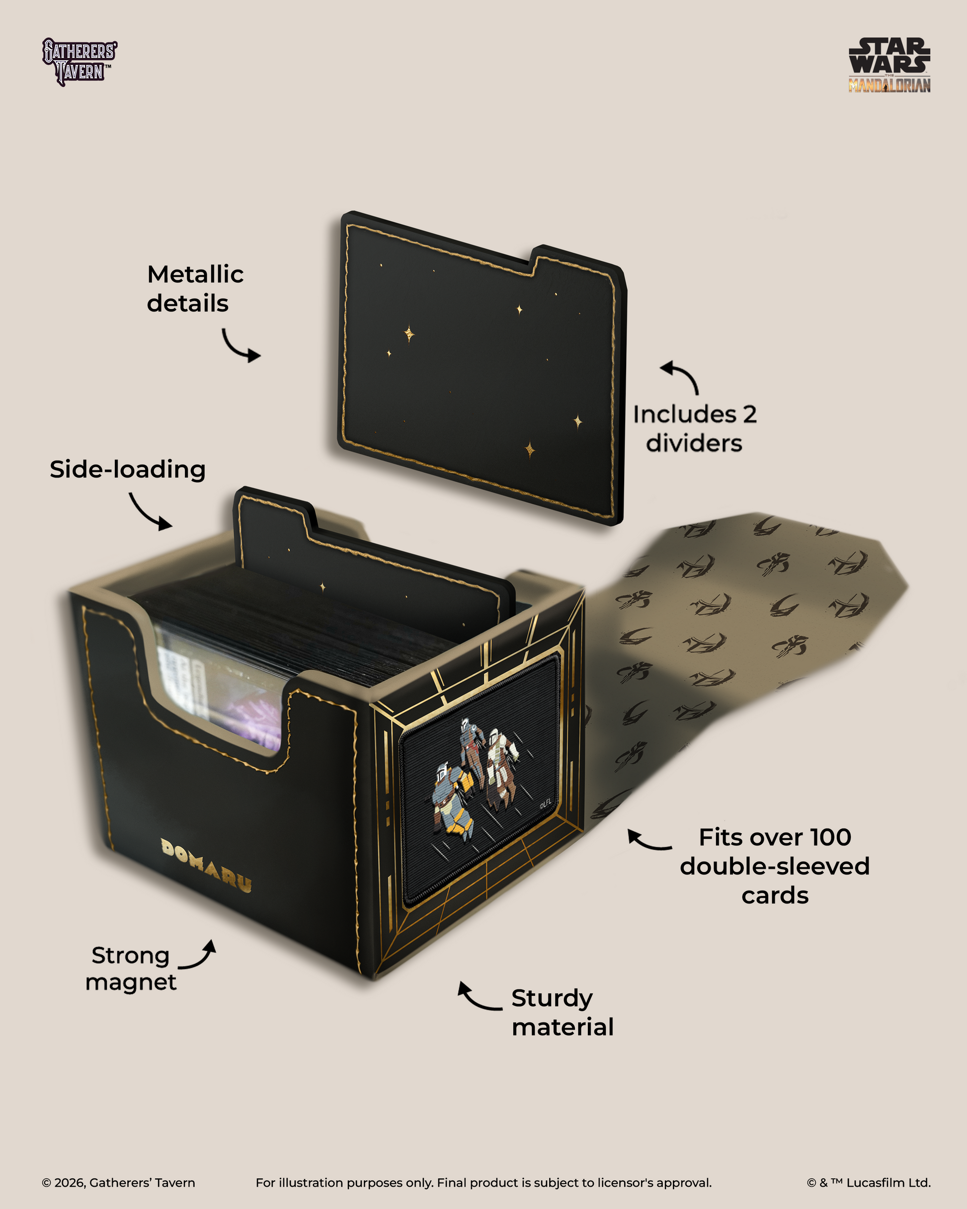Star Wars Mandalorian DOMARU Deco Box