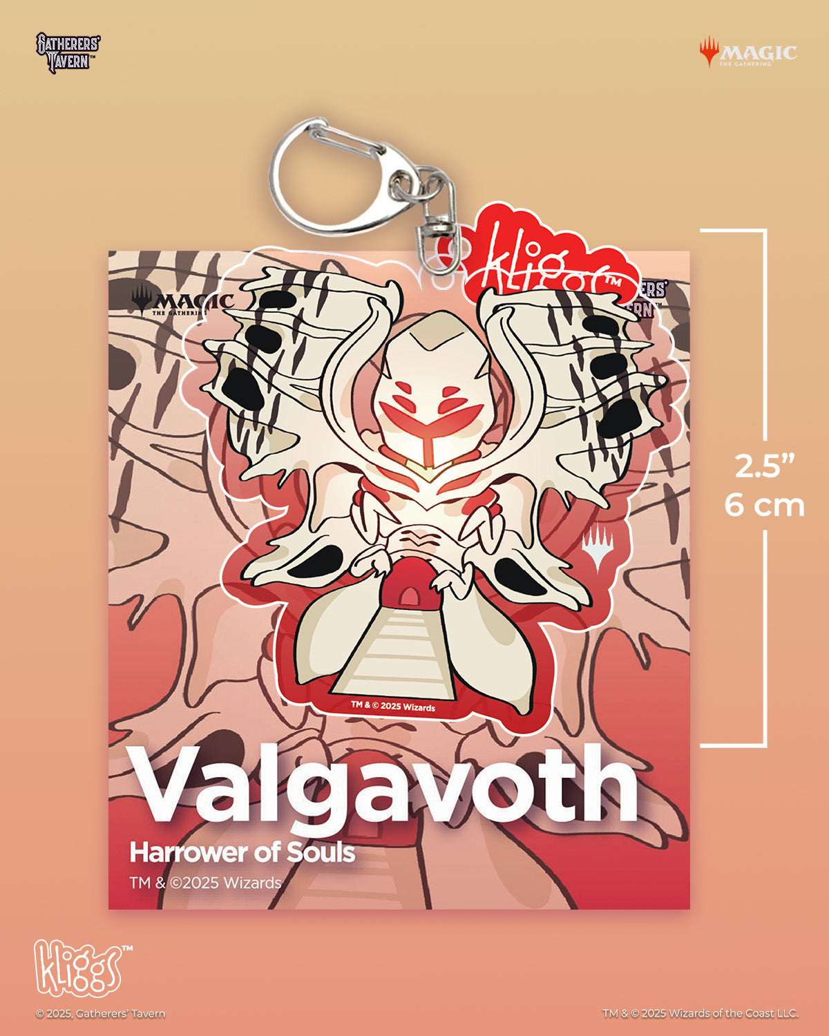 Valgavoth Harrower of Souls Kliggs Keychain – Gatherers' Tavern