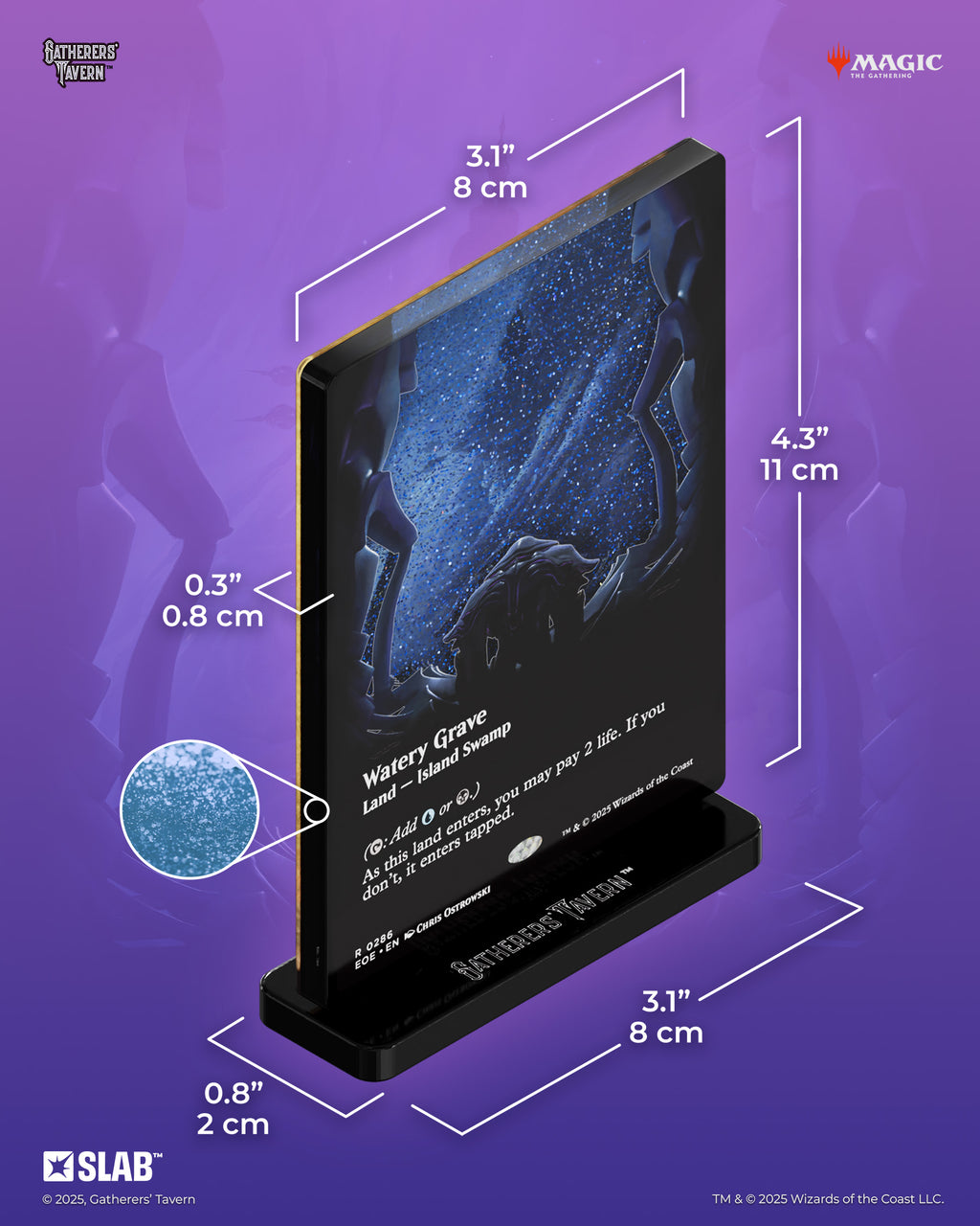 Watery Grave Slab Standee