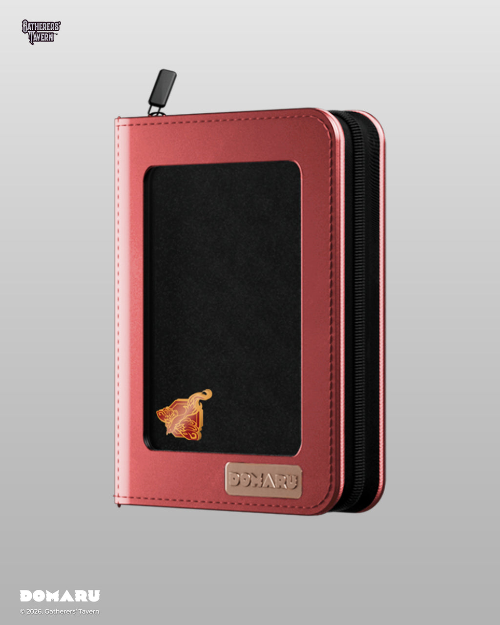 4-Pocket Vermilion Radiance - DOMARU Deco Pin Binder Sacred Beasts