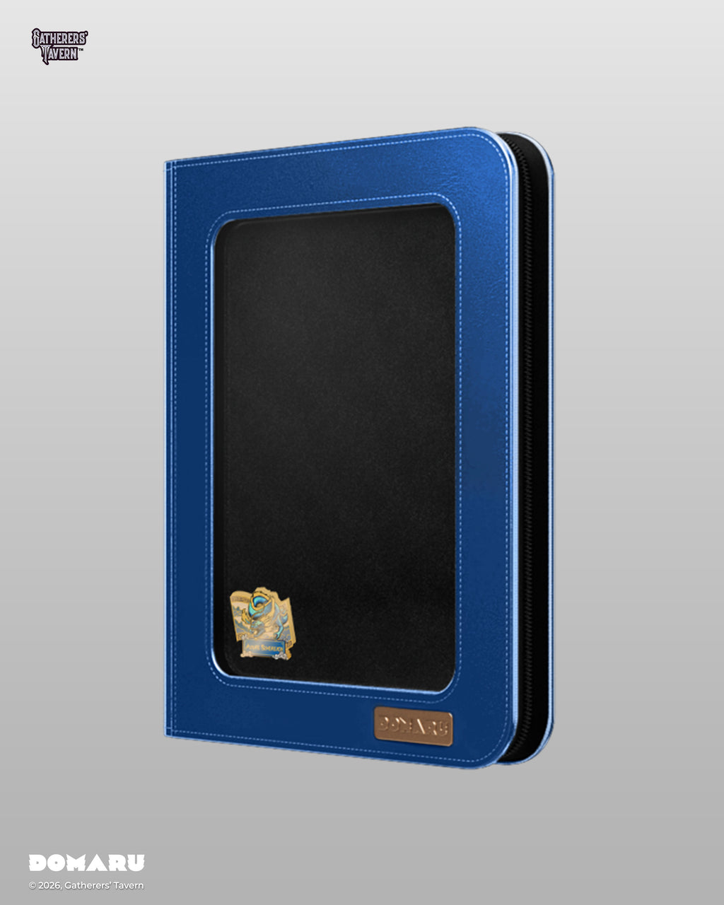 9-Pocket Azure Sovereign - DOMARU Deco Pin Binder Sacred Beasts
