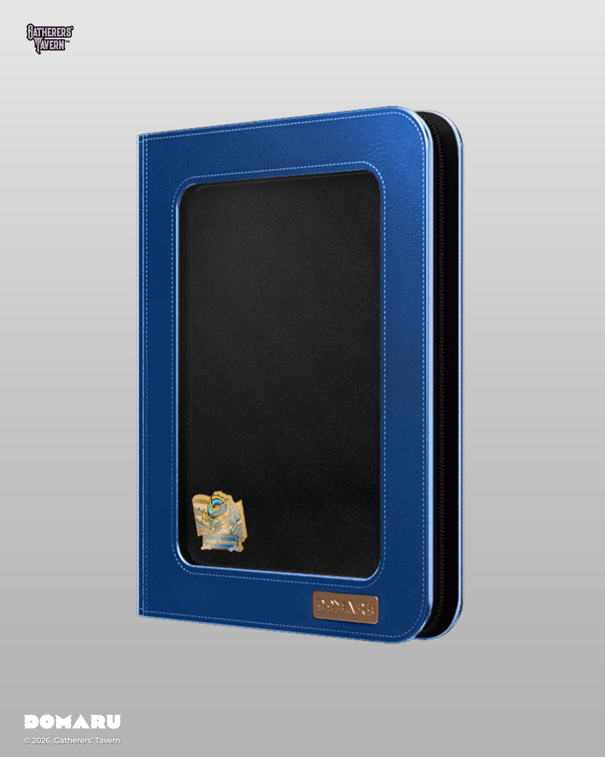 9-Pocket Azure Sovereign - DOMARU Deco Pin Binder Sacred Beasts