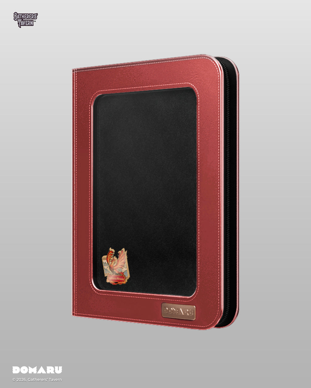 9-Pocket Vermilion Radiance - DOMARU Deco Pin Binder Sacred Beasts