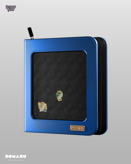 12-Pocket Azure Sovereign  - DOMARU Deco Pin Binder Sacred Beasts