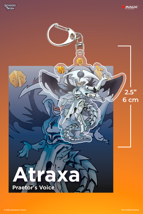 Atraxa Praetor's Voice Kliggs Keychain – Gatherers' Tavern