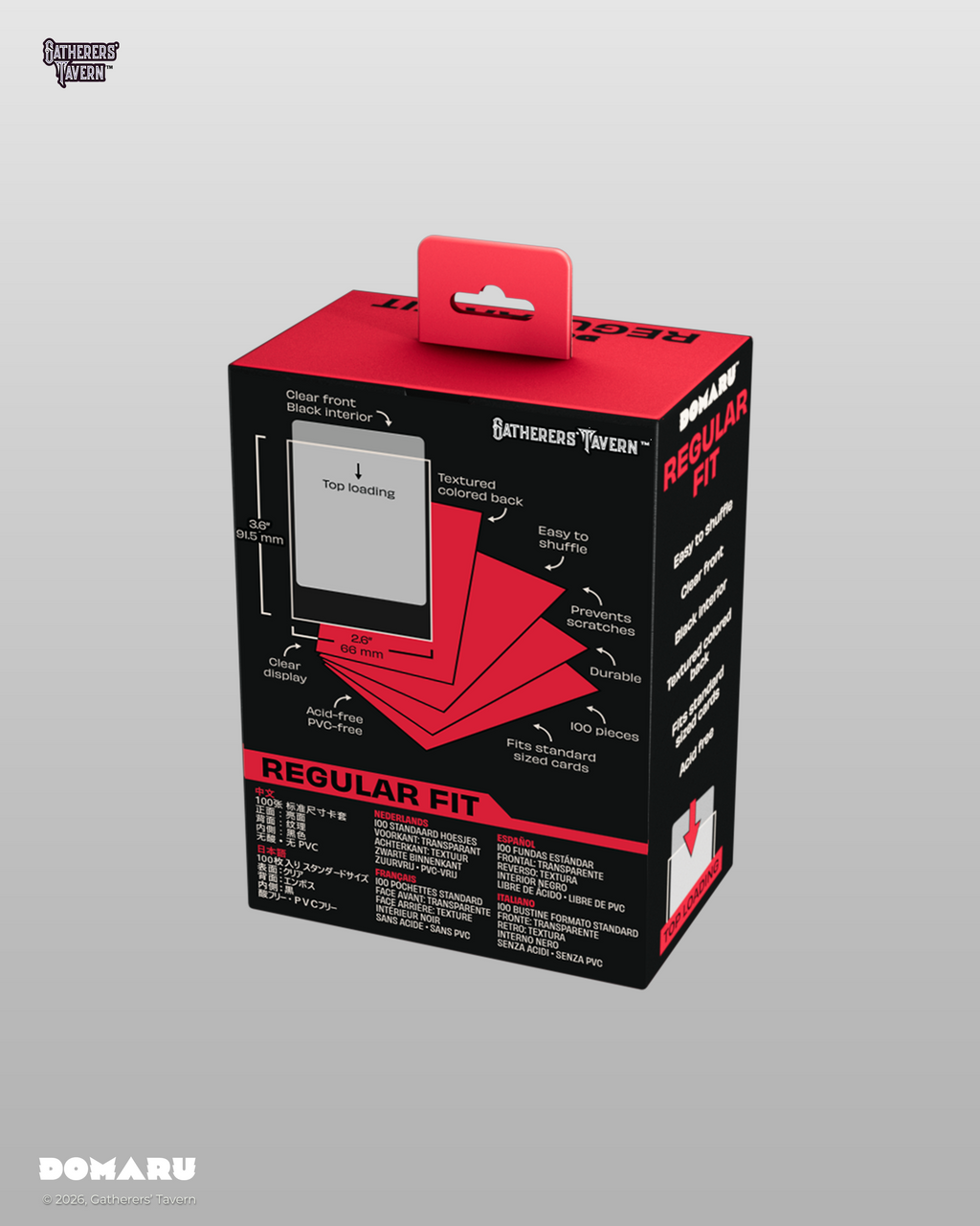 Balefire Red - DOMARU Regular Fit Sleeves