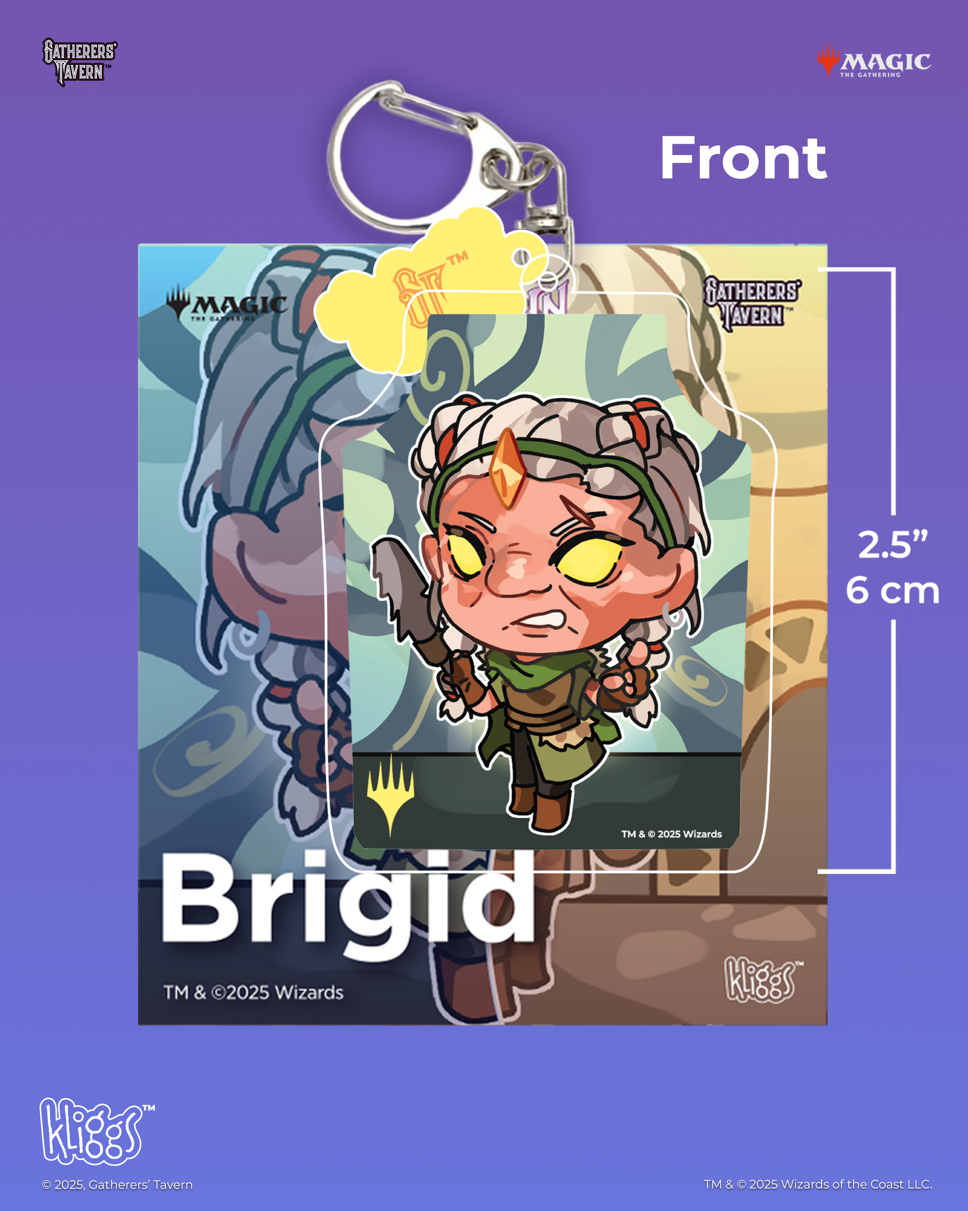 Brigid Lorwyn Eclipsed Kliggs Double-Sided Keychain