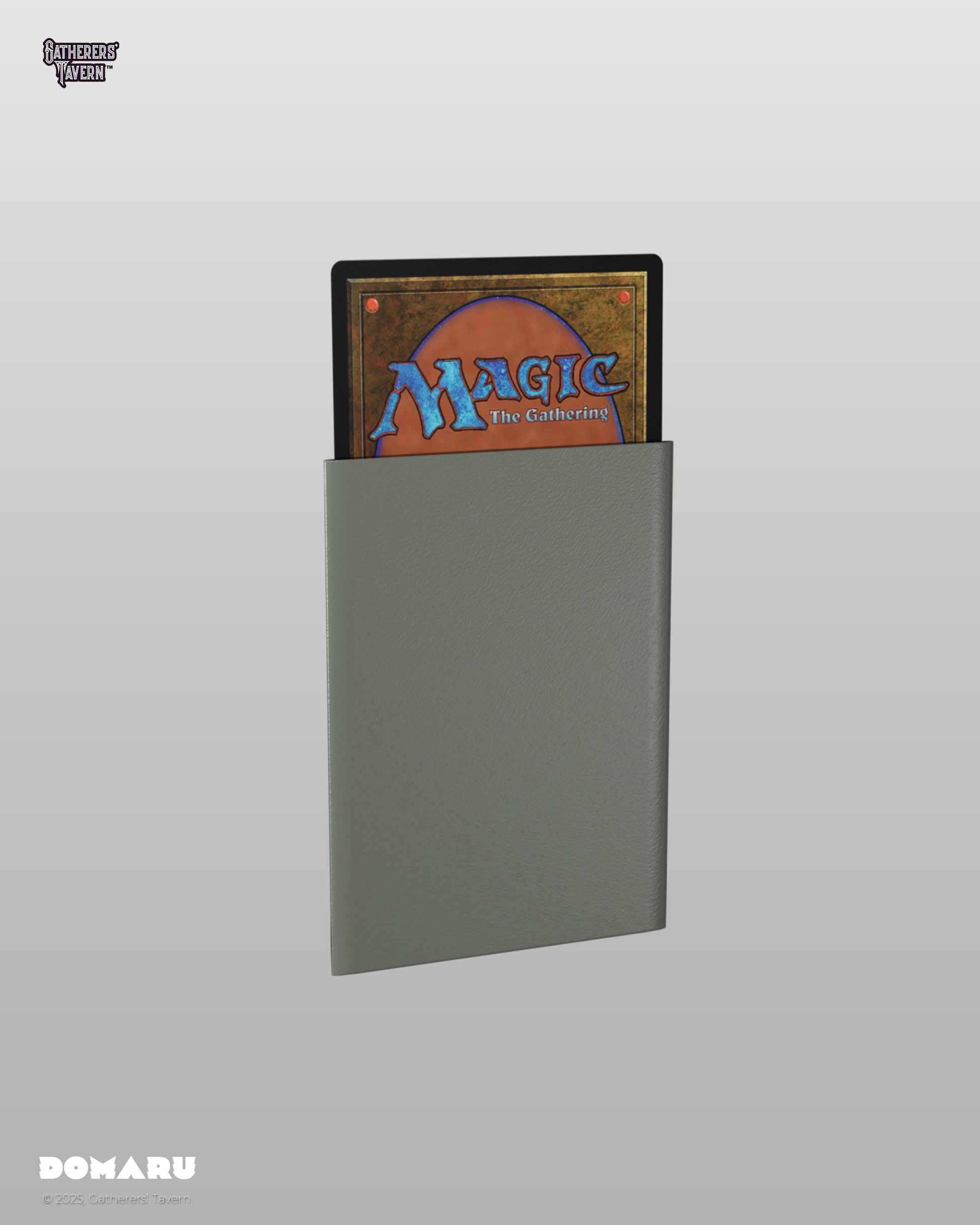 grey card sleeves Gargoyle Grey