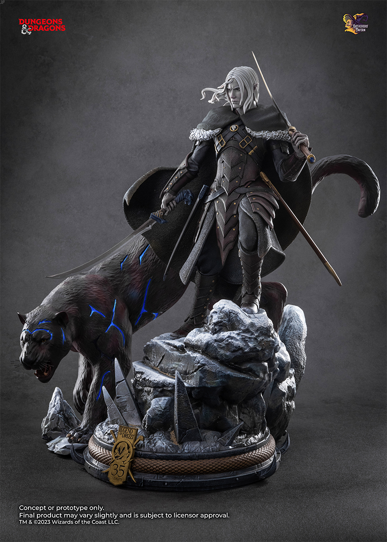 Drizzt Do'Urden 1:4 Scale Statue (35th Anniversary edition)