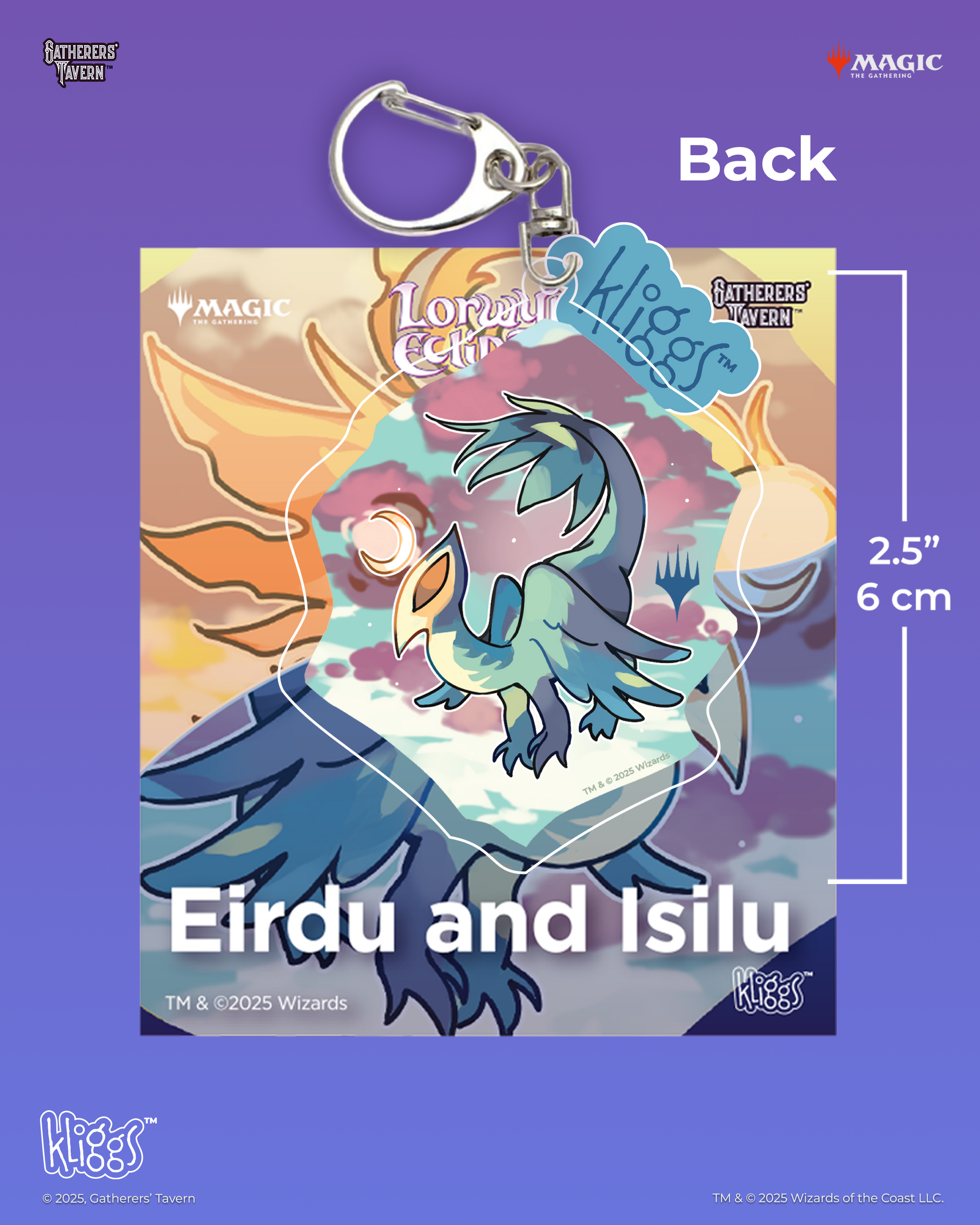 Eirdu / Isilu Double-Sided Keychain