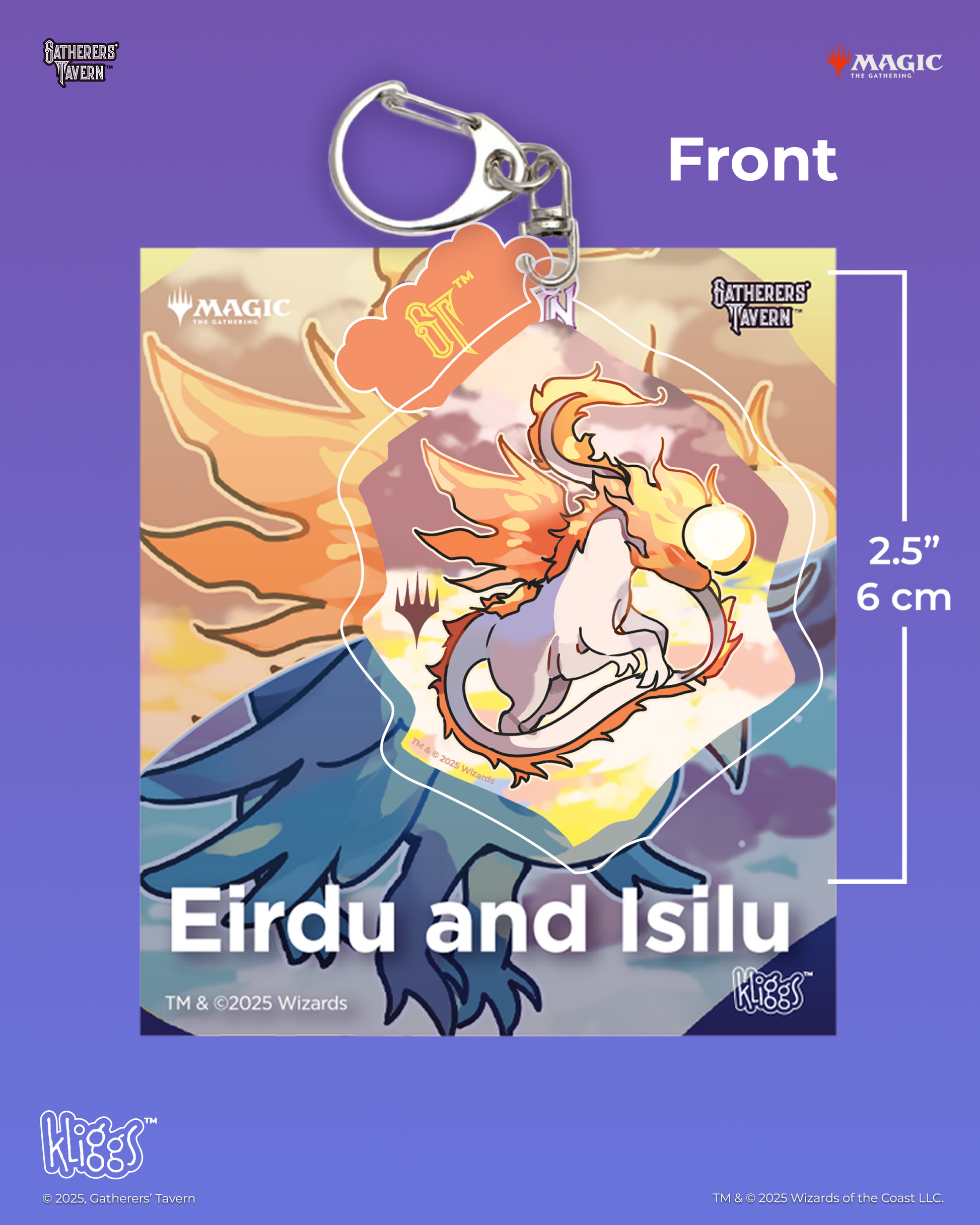 Eirdu / Isilu Double-Sided Keychain