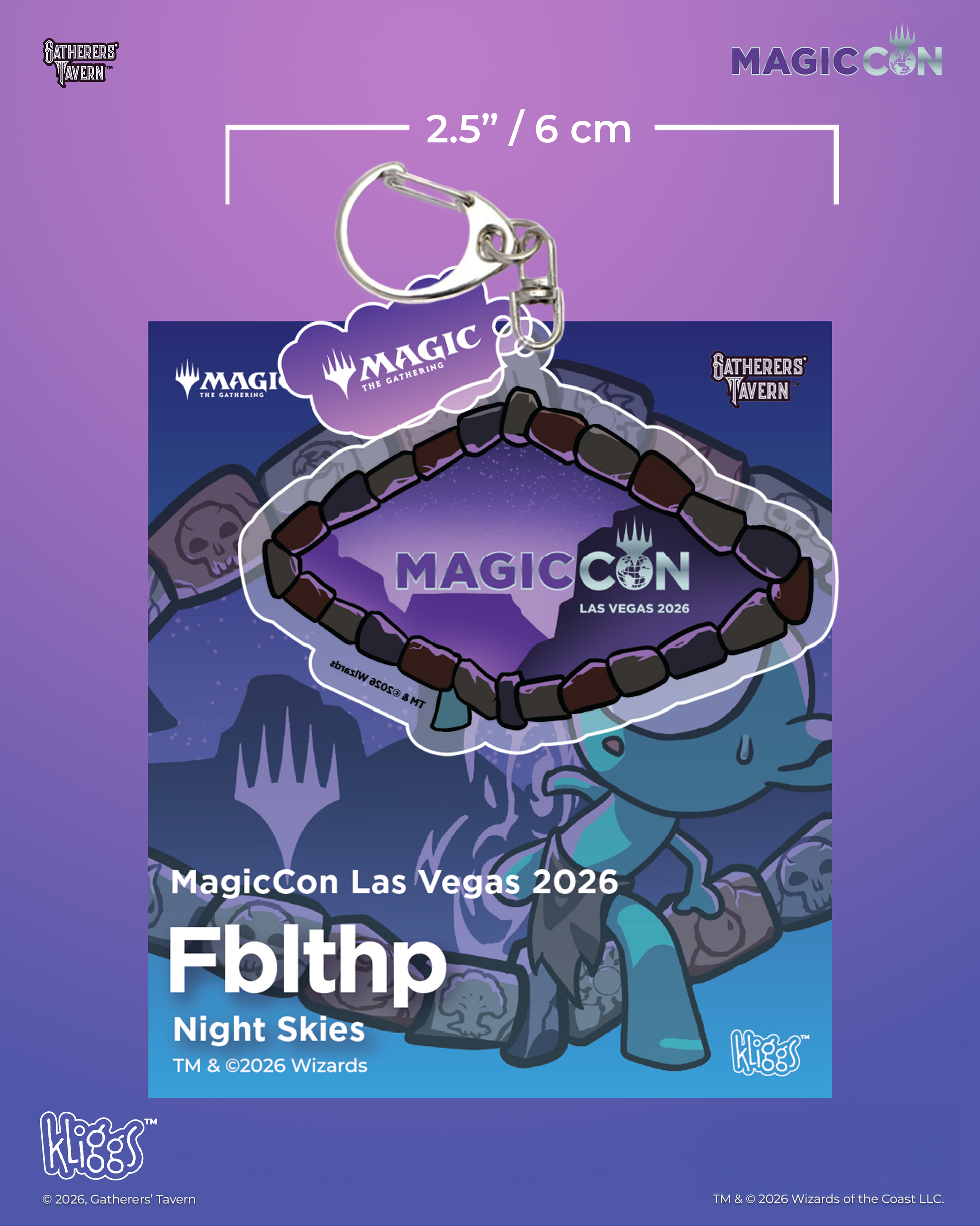 MagicCon Vegas 2026 Fblthp Night Skies Kliggs Keychain