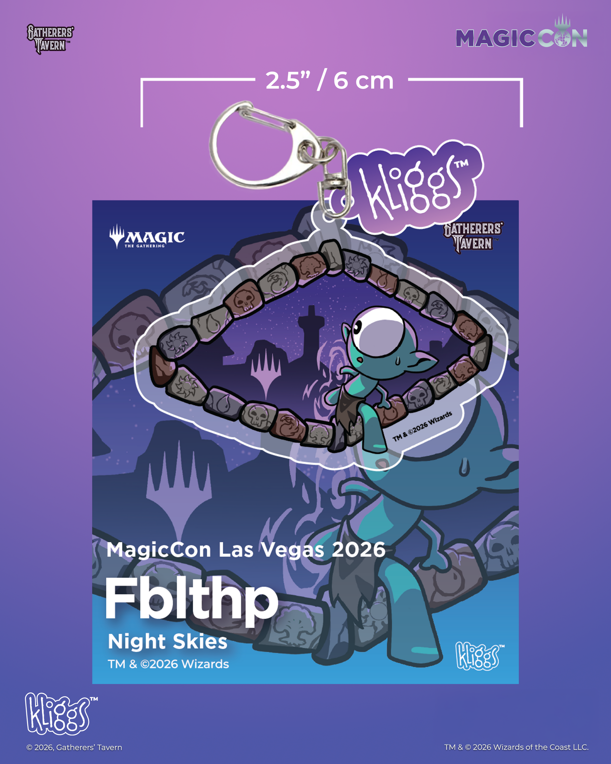 MagicCon Vegas 2026 Fblthp Night Skies Kliggs Keychain