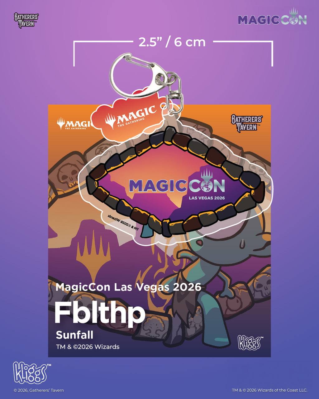 MagicCon Vegas 2026 Fblthp Sunfall Kliggs Keychain