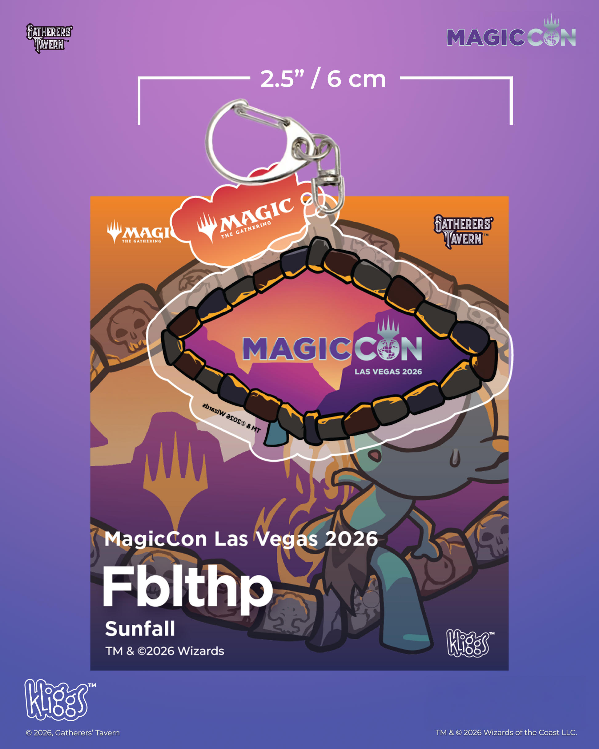 MagicCon Vegas 2026 Fblthp Sunfall Kliggs Keychain