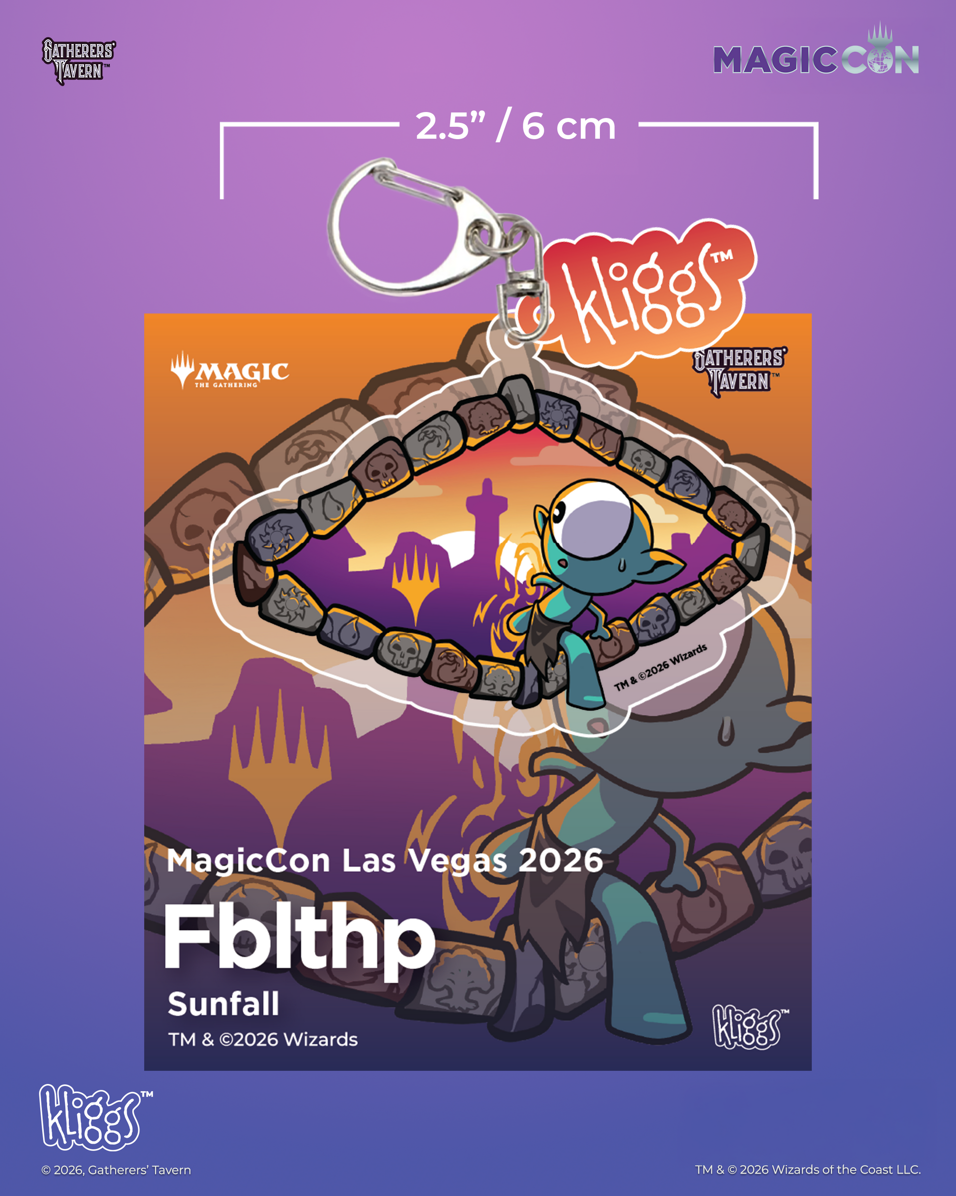 MagicCon Vegas 2026 Fblthp Sunfall Kliggs Keychain