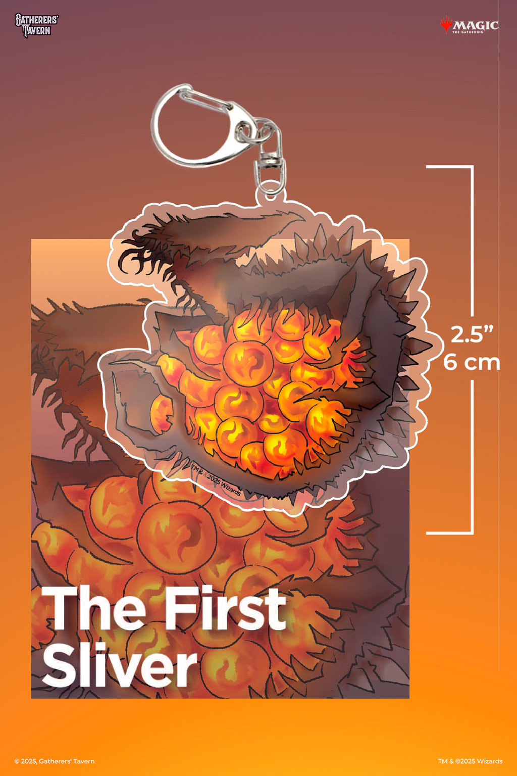 The First Sliver Keychain